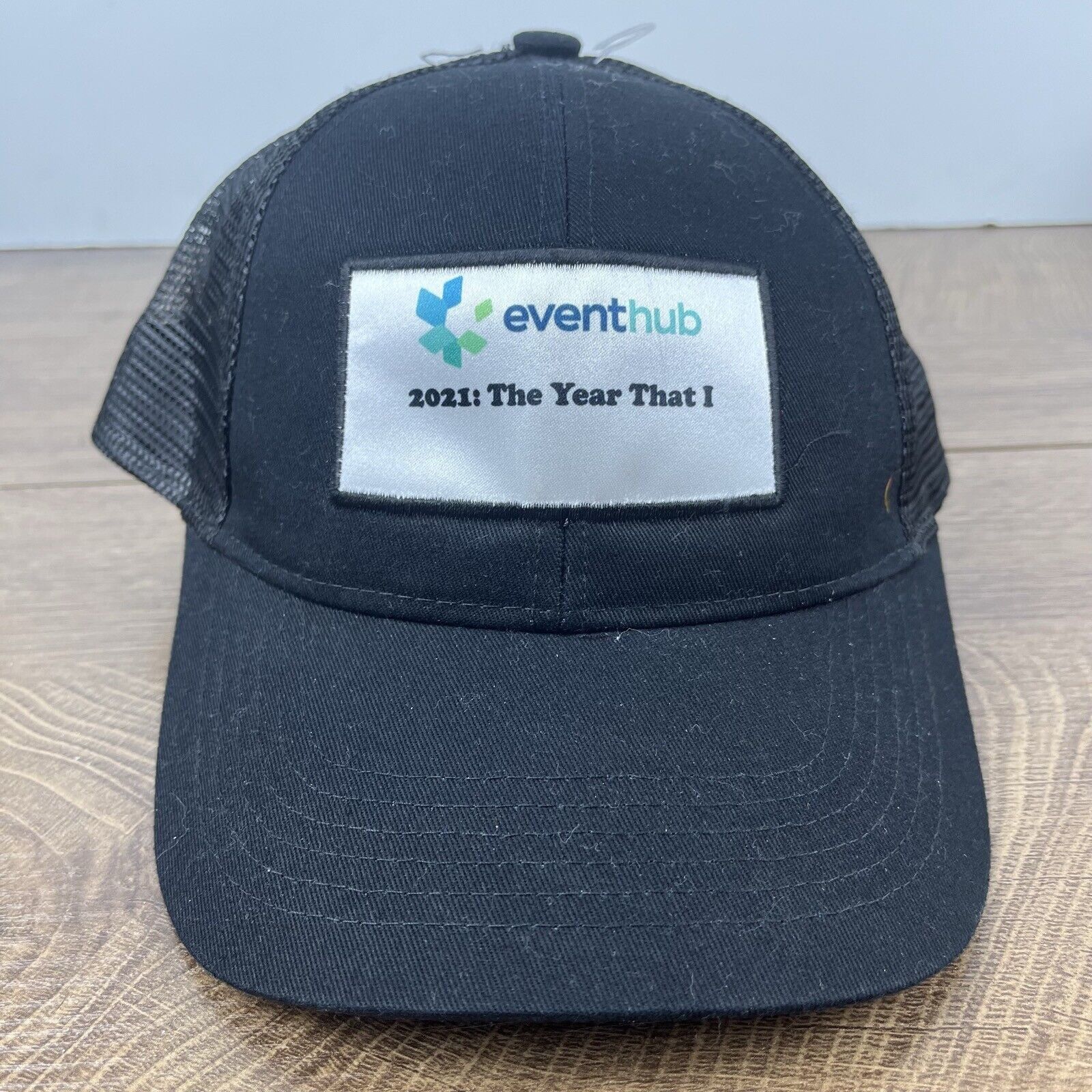 Other Event Hub Hat 2021 the Year that I Adjustable Hat Black Hat Size ONE SIZE - 2 Thumbnail