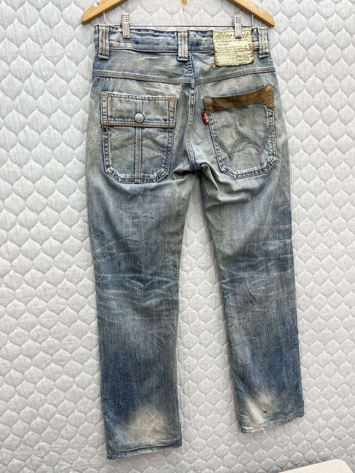 Edwin 🔥🔥🔥STEALS EDWIN MULTI POCKET DISTRESSED DENIM Size US 32 / EU 48 - 9 Thumbnail