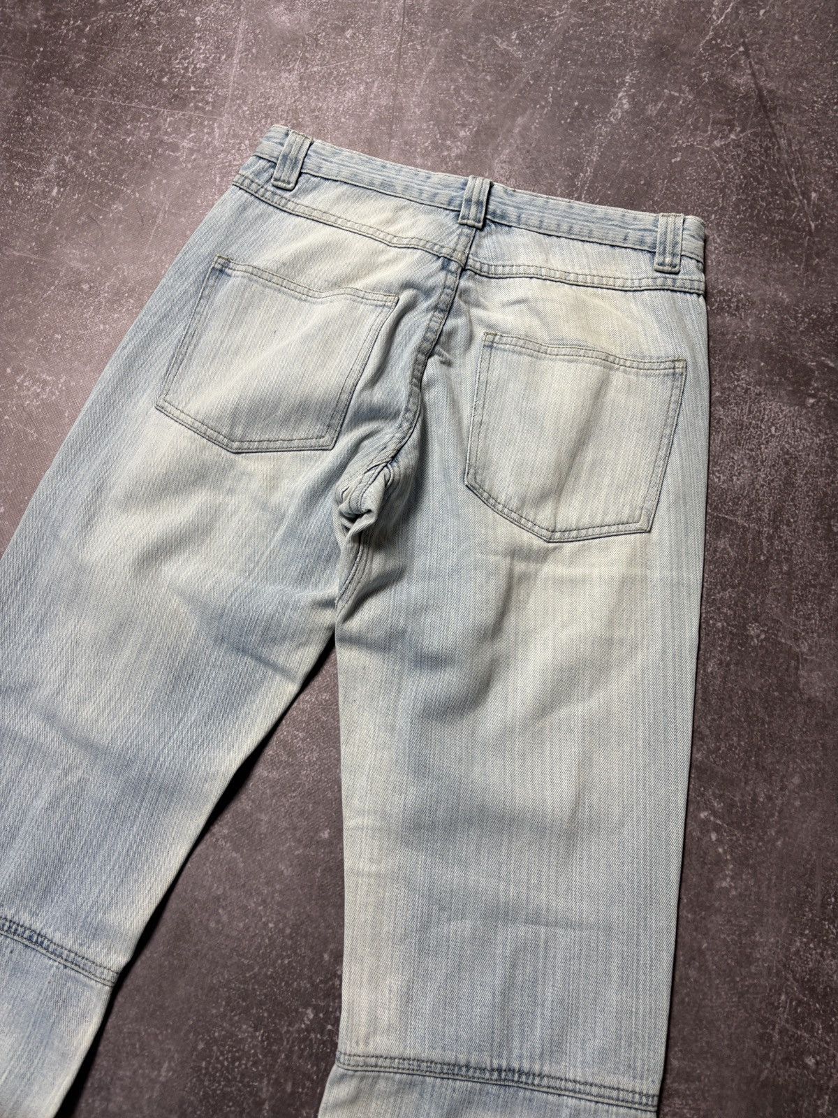 Hysteric Glamour CRAZY FLARED VINTAGE FADE JEANS y2k if six was nine style Size US 30 / EU 46 - 3 Thumbnail