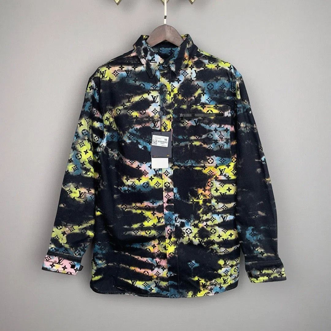 Louis Vuitton Louis Vuitton Limited Tiger Tie-Dye Denim Jacket. Size US M / EU 48-50 / 2 - 1 Thumbnail
