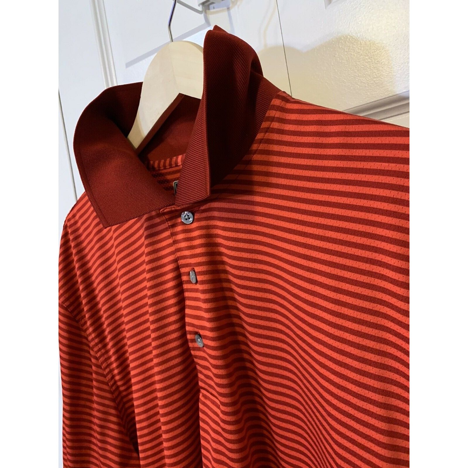 PGA Tour PGA Tour Airflux Mens Sz XXL Orange Red GOLF POLO SHIRT Size US XXL / EU 58 / 5 - 3 Thumbnail