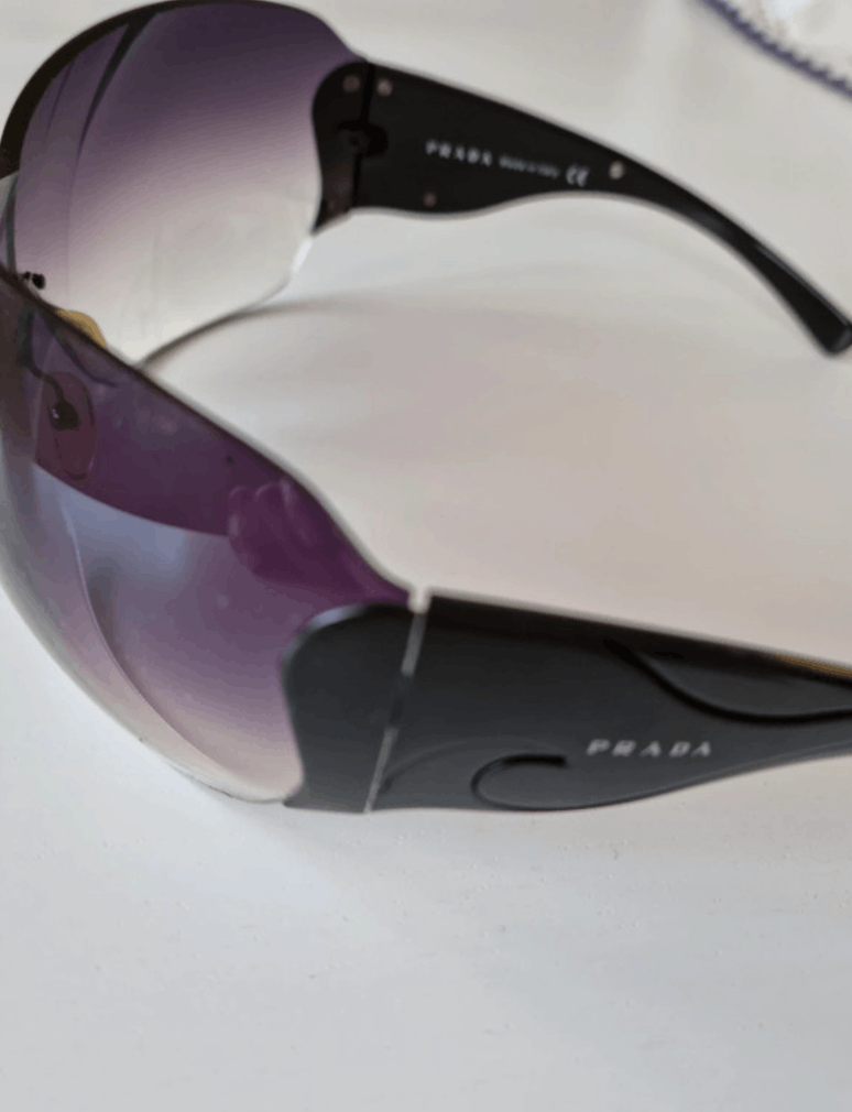 Prada PRADA Sunglasses Star Mask Flame Sport Metal Wrap RI831 Size ONE SIZE - 2 Thumbnail