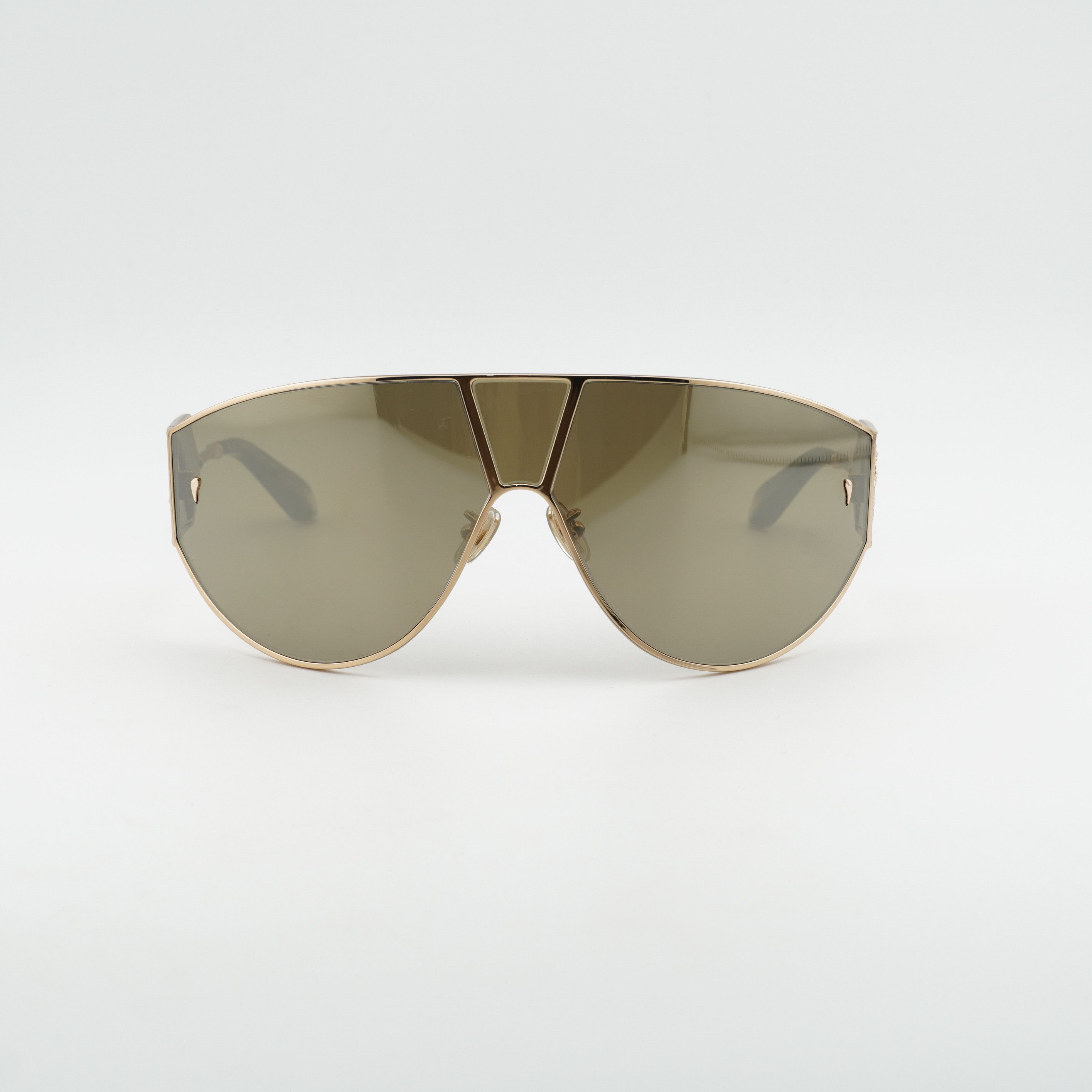 Roberto Cavalli Roberto Cavalli SRC093 300G Sunglasses Gold Shield Frame Size ONE SIZE - 5 Thumbnail