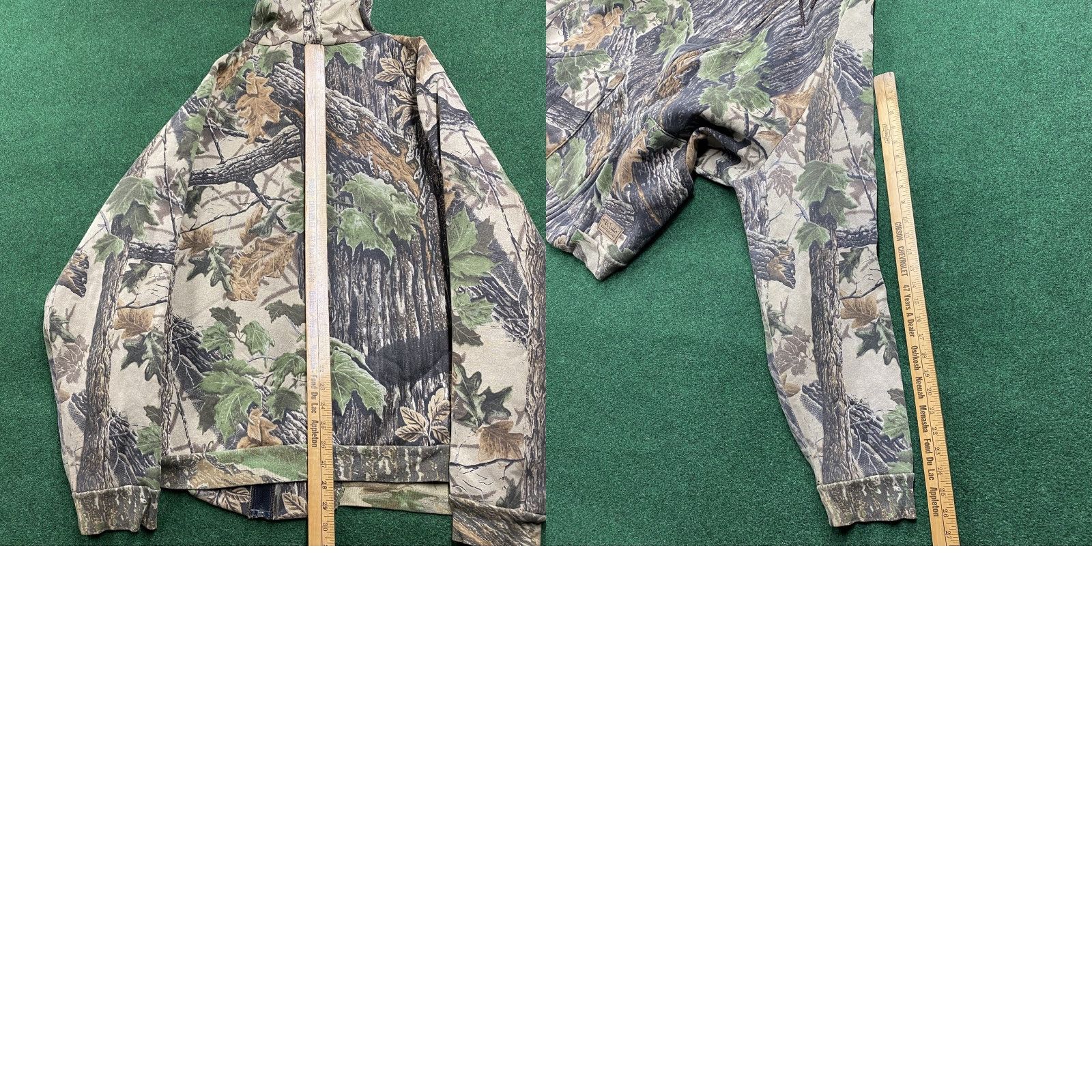 Realtree VINTAGE Realtree Camo Hoodie Mens 2XL Green WALLS Blizzard Pruf Sweatshirt USA Crew Zip Size US XXL / EU 58 / 5 - 8 Thumbnail