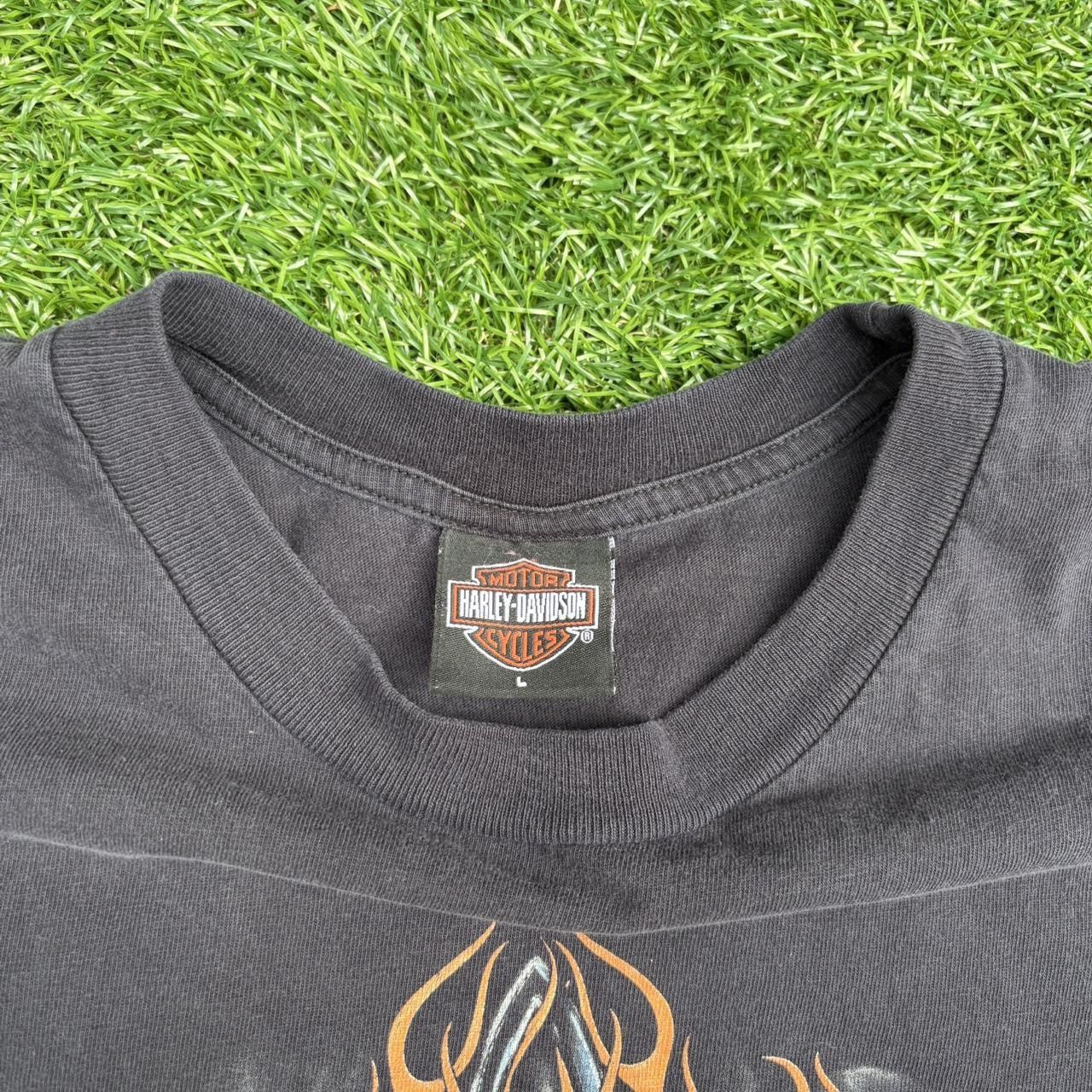 Harley Davidson Vintage Harley Davidson Chrome Hearts Dagger black shirt Size US L / EU 52-54 / 3 - 5 Thumbnail