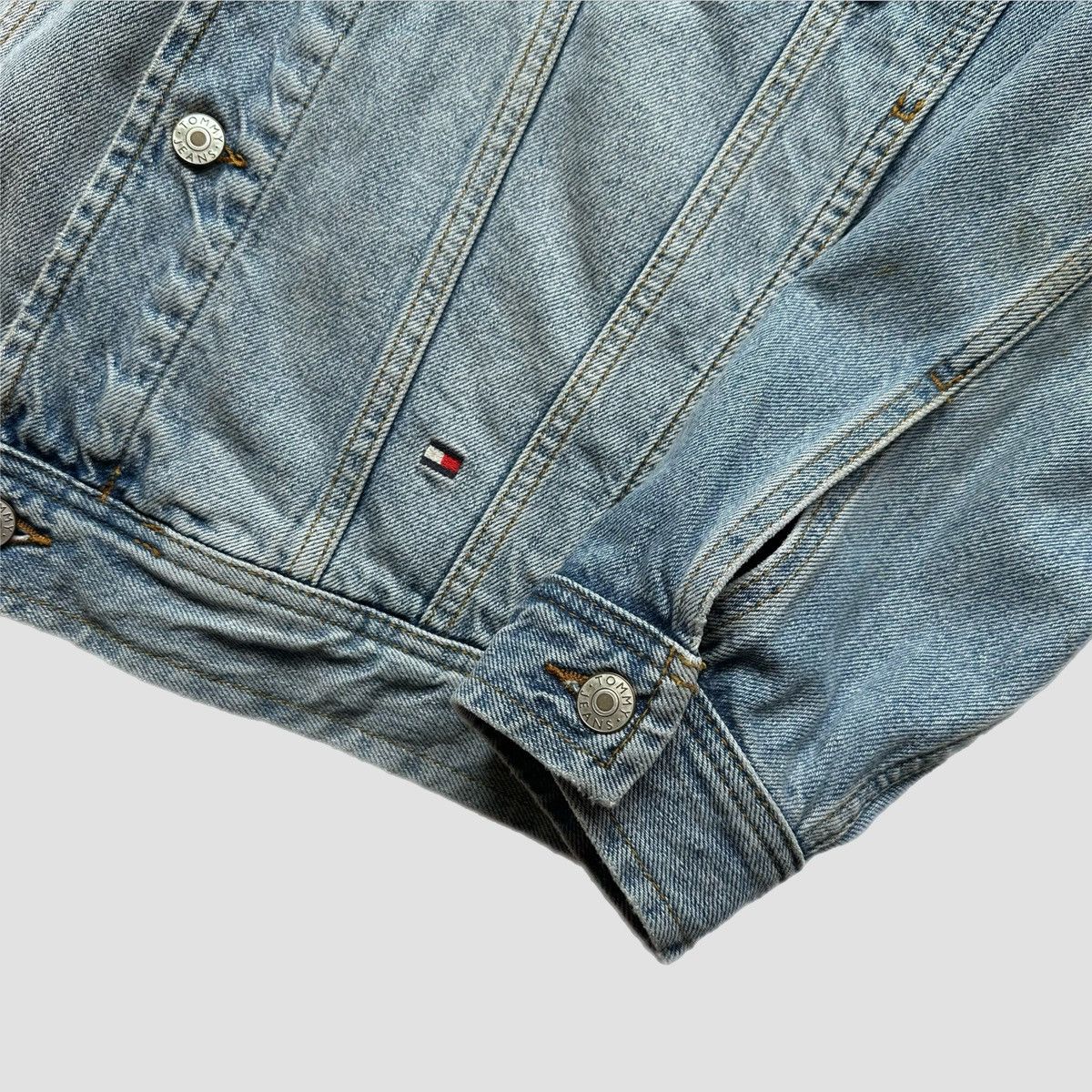 Tommy Jeans Tommy Jeans Flag Logo Denim Jacket Size US S / EU 44-46 / 1 - 7 Thumbnail