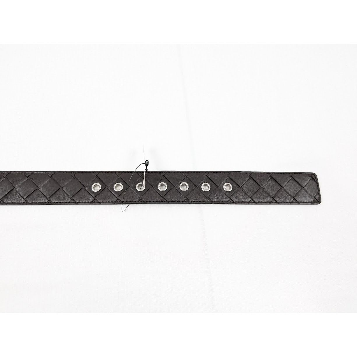 Bottega Veneta o1rshd1 Size: 85 / Intrecciato Nappa Belt in Fondente/Silver Size 32 - 7 Thumbnail
