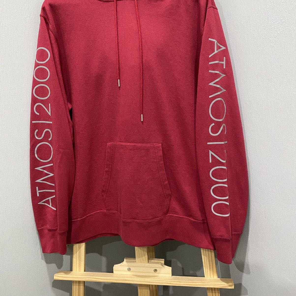 atmos Archive Atmos 2000 Tokyo Sleeve Print Hoodie Red Streetwear Size US L / EU 52-54 / 3 - 4 Thumbnail
