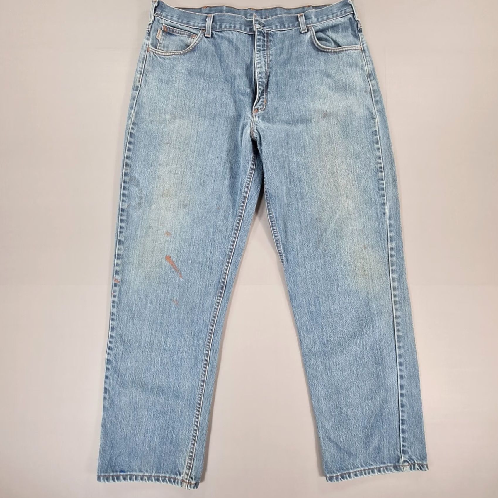 Carhartt Carhartt Jeans Blue W40 L32 Flame Resistant Original Fit Denim Mens Pants Size US 40 / EU 56 - 2 Thumbnail