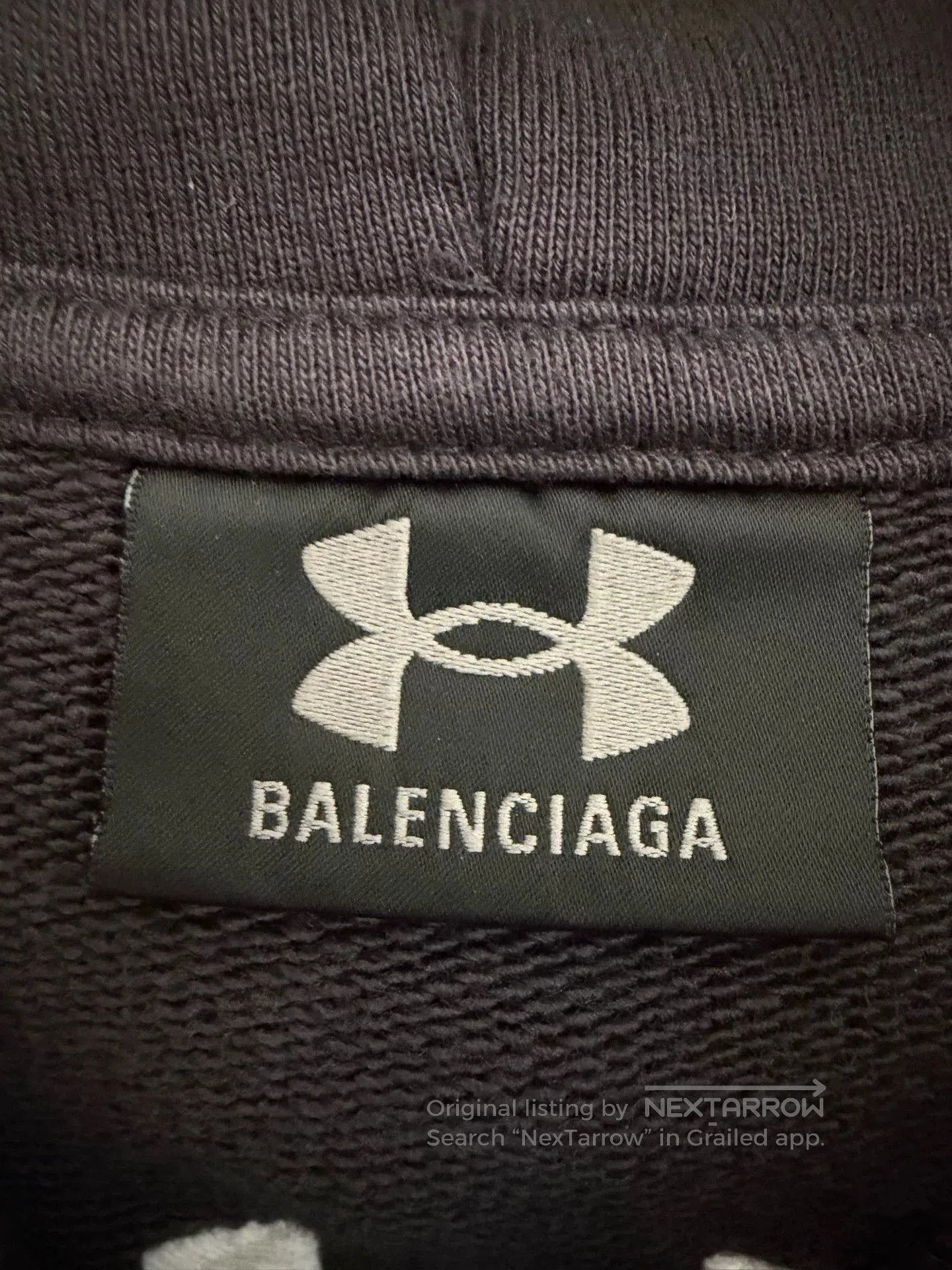 Balenciaga balenciaga x under armour zip hoodie medium. Size US M / EU 48-50 / 2 - 3 Thumbnail