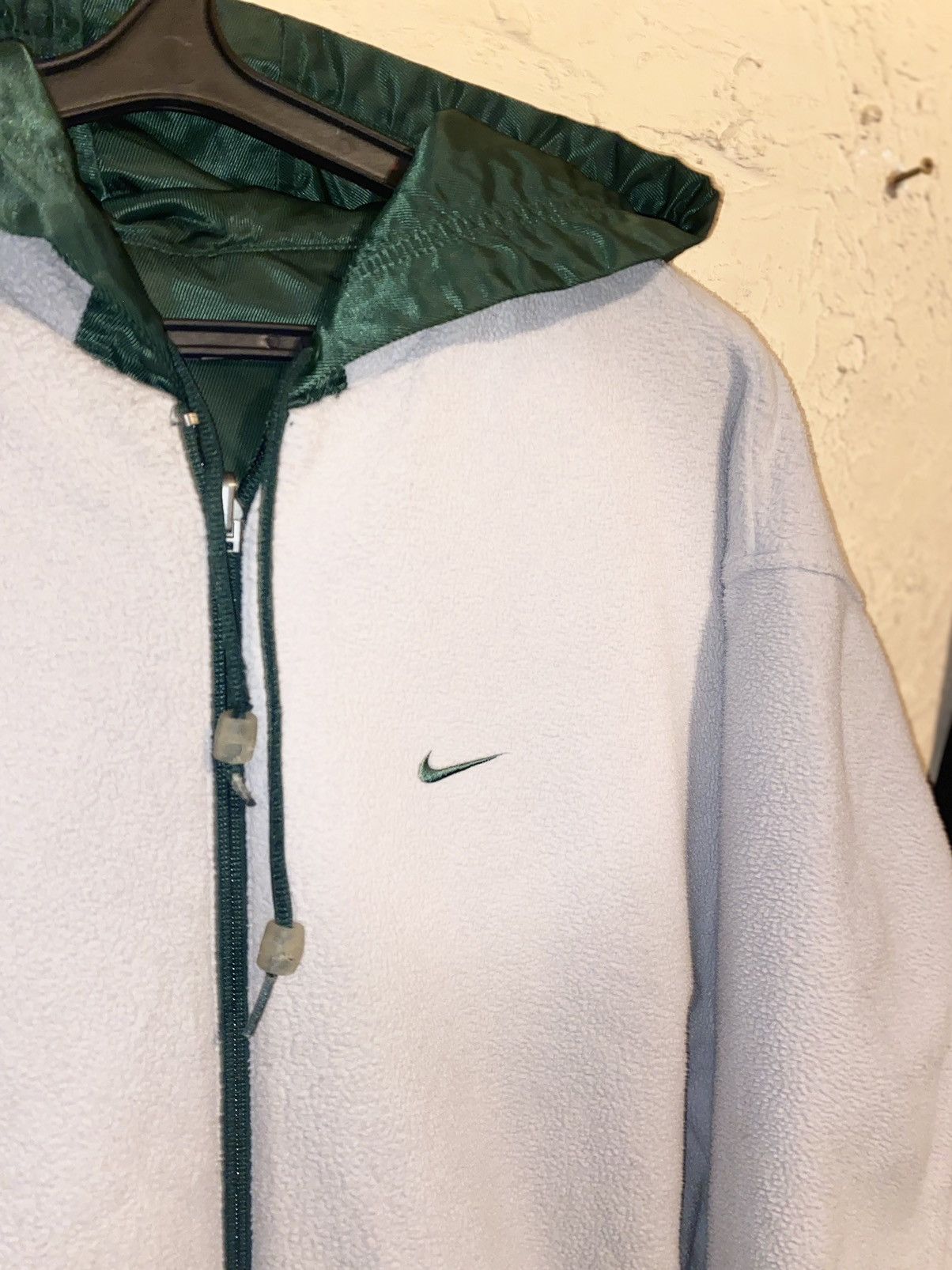 Nike NIKE VINTAGE SWOOSH NYLON FLEECE REVERSIABLE JACKET Bomber Size US L / EU 52-54 / 3 - 3 Thumbnail