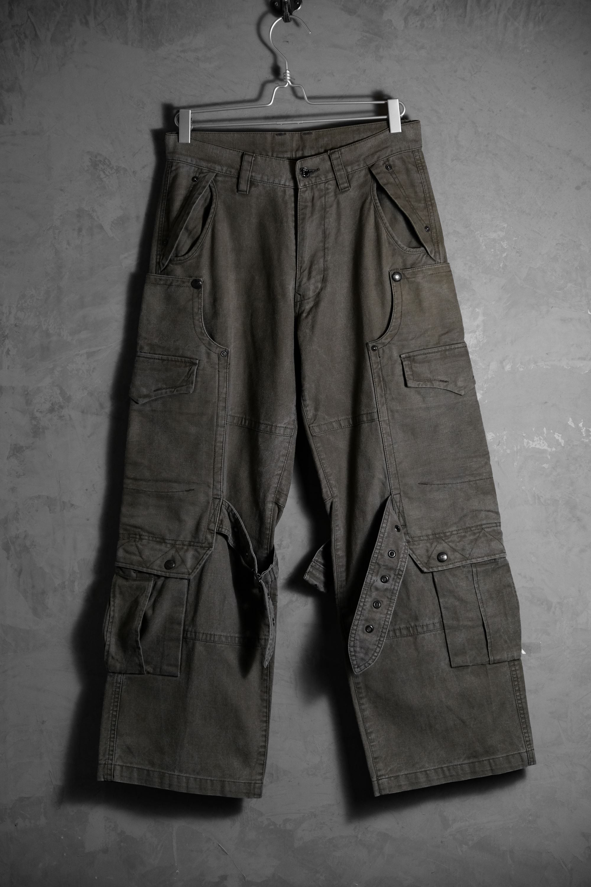 Japanese Brand HALB 00’s Bondage Cargo Pants Size US 30 / EU 46 - 1 Thumbnail
