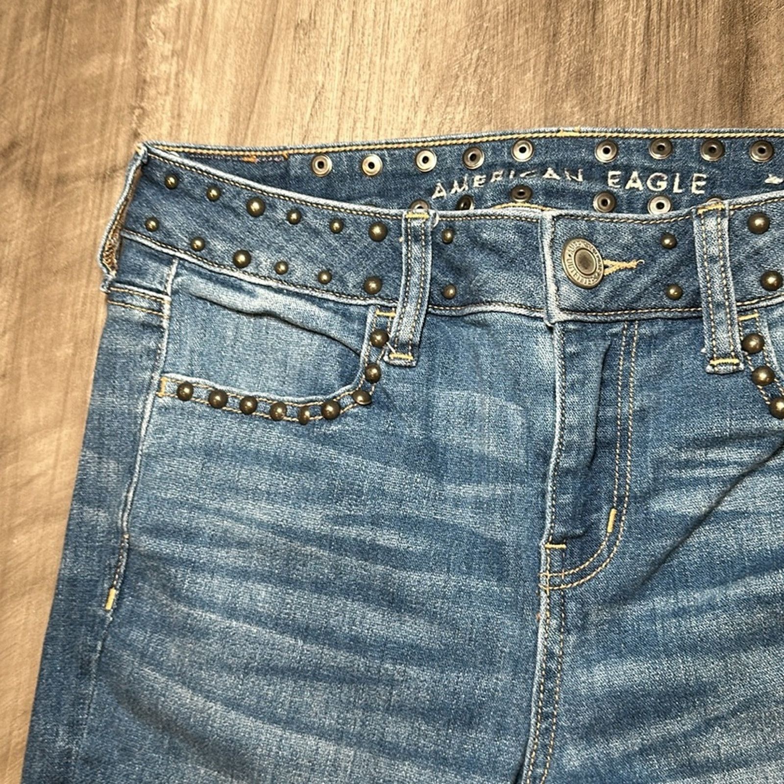 American Eagle Outfitters American Eagle Next Level Stretch Jeggings - 4S Size 27" / US 4 / IT 40 - 5 Thumbnail