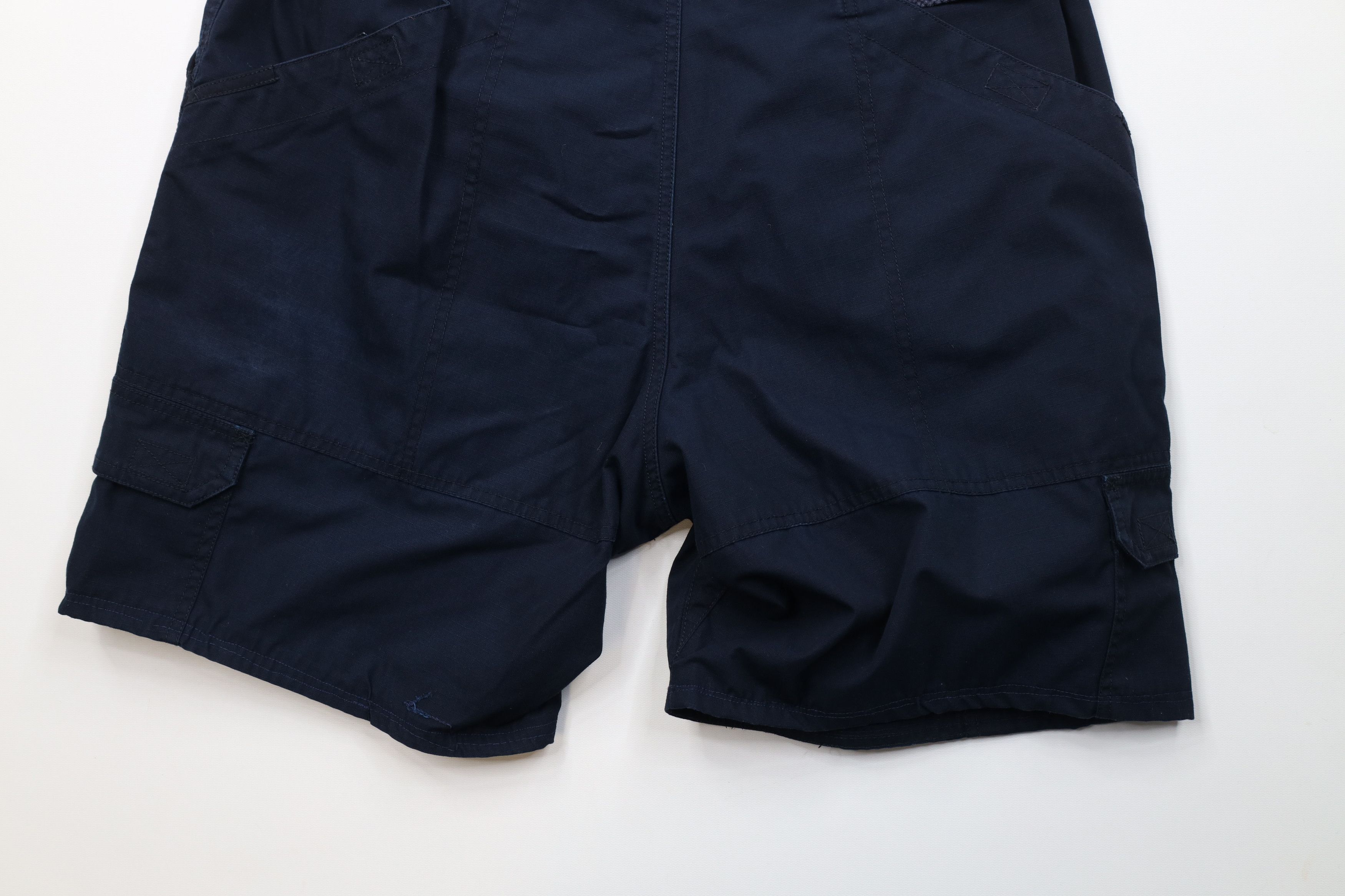 Vintage 5.11 Tactical Series Ripstop Uniform Cargo Shorts Blue Size US 38 / EU 54 - 11 Thumbnail