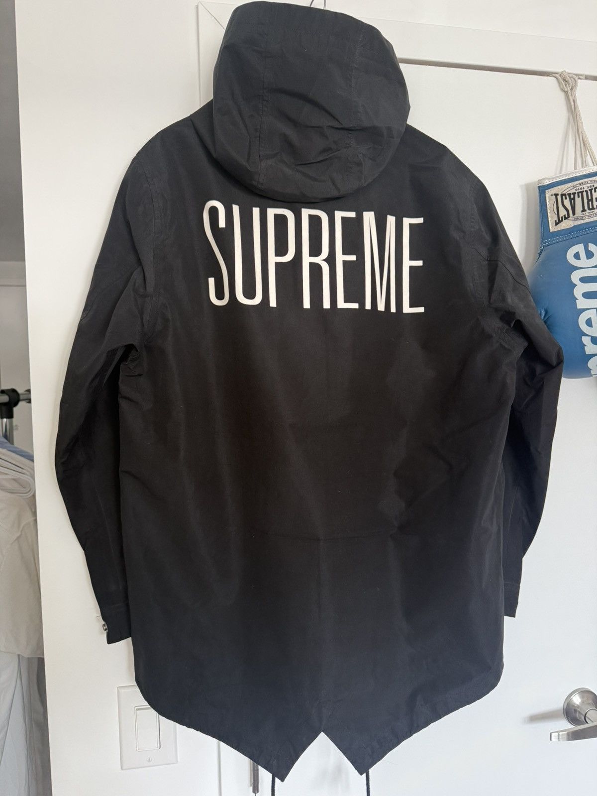 Supreme SS16 Supreme Belted Trench Coat Black Death Jacket | Grailed