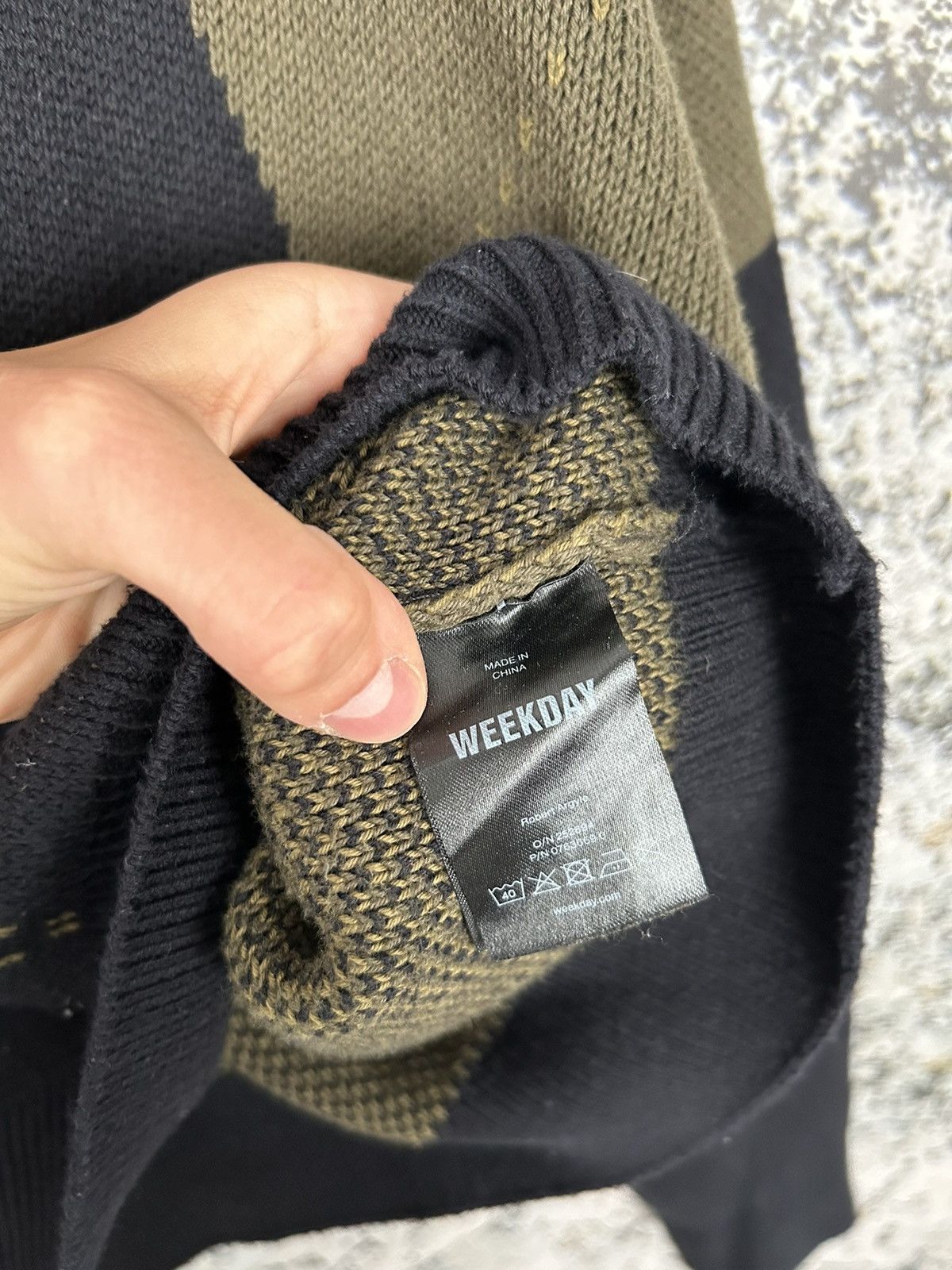 Other Weekday Boxy Sweater Patchwork Y2K Retro Skateboards Size US M / EU 48-50 / 2 - 6 Thumbnail