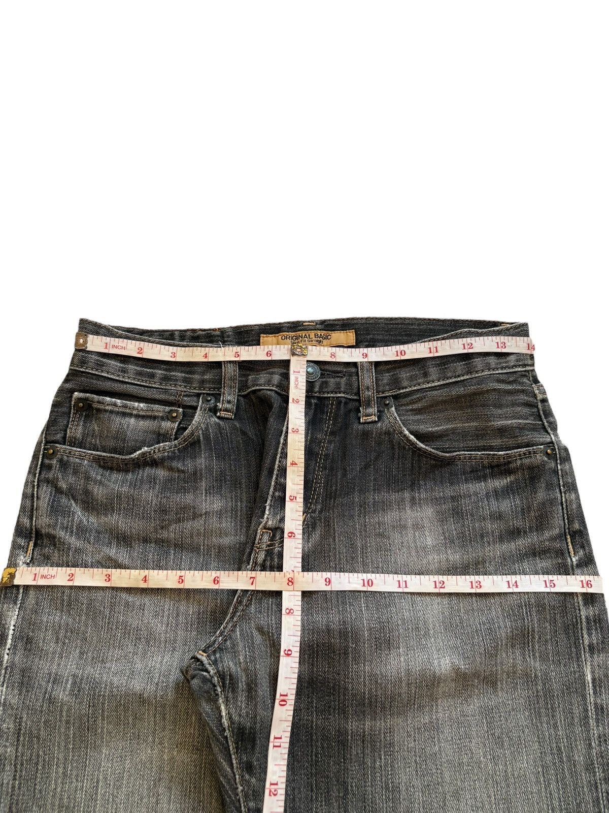 Uniqlo SALES🔥Vintage Uniqlo Faded Wash Distressed Loose Jeans Size US 28 / EU 44 - 12 Thumbnail
