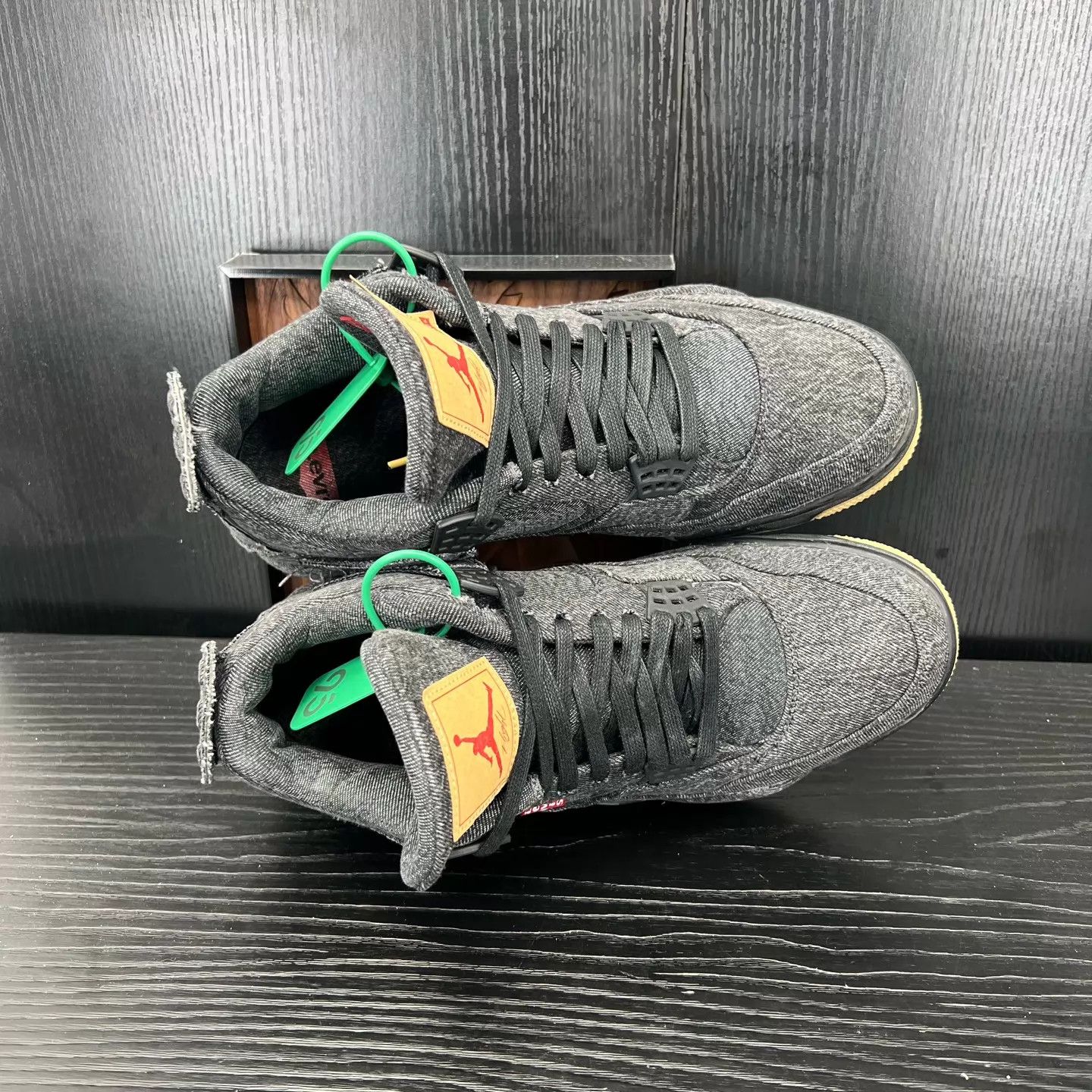 Levi's Levi's x Air Jordan 4 Black Size 45 Size US 12 / EU 45 - 7 Thumbnail