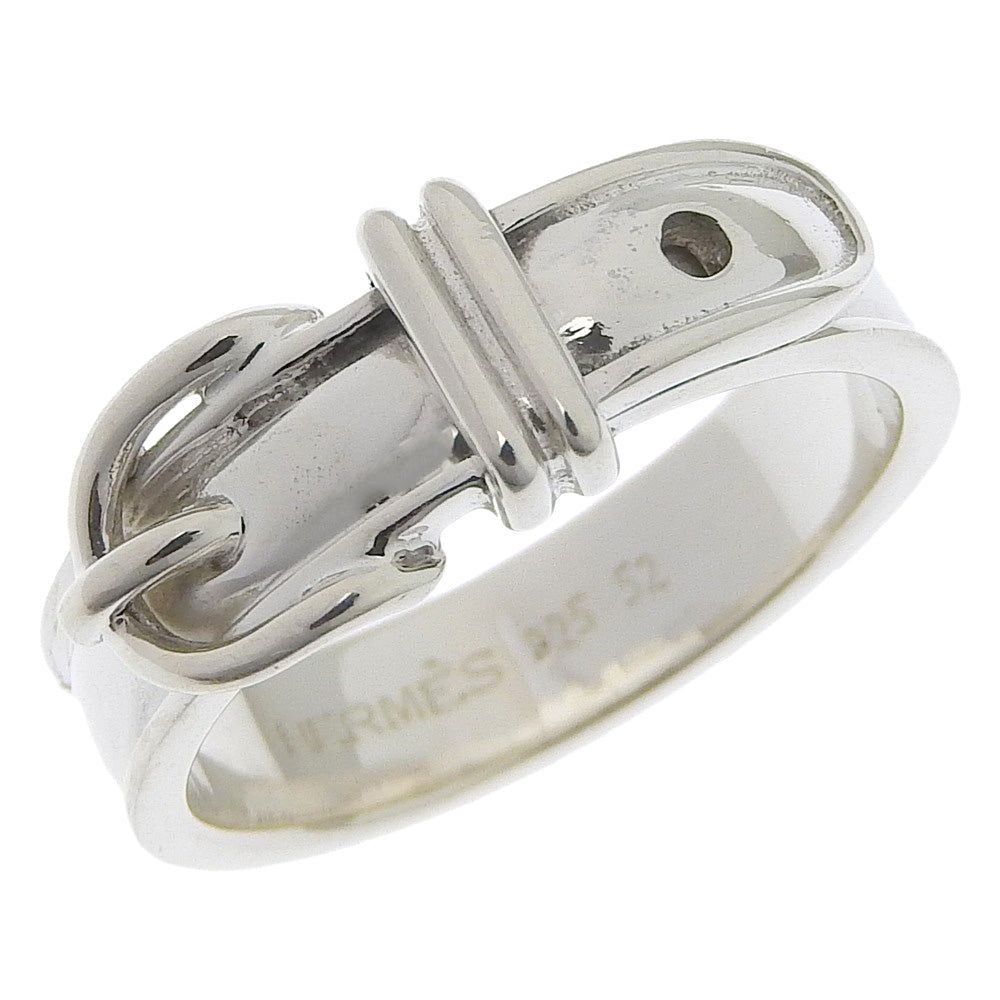 image of Hermes Ring Ring in Silver, Women's