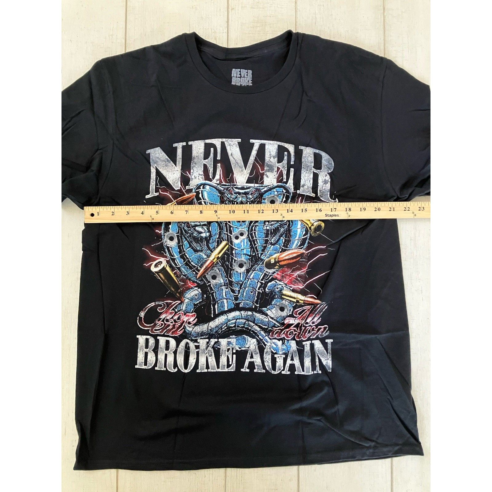 Other NBA Youngboy Never Broke Again Cobra Snake Bullet Graphic Te Size US XL / EU 56 / 4 - 5 Thumbnail