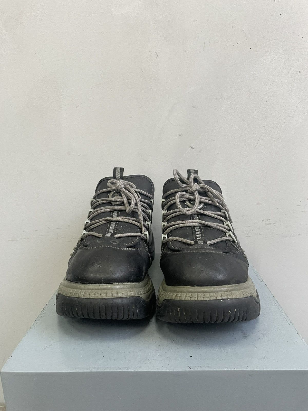 New Rock Platform boots hype leather shoes classic avant garde Size US 10 / EU 43 - 6 Thumbnail