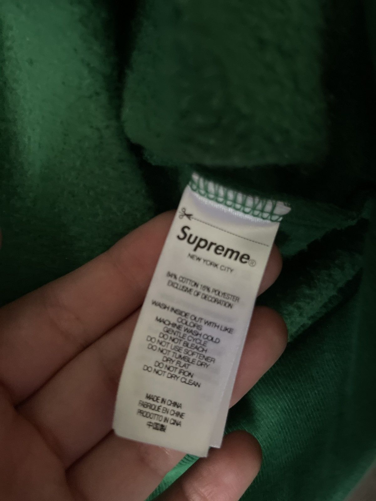 Supreme Supreme Collegiate Patchwork Hoodie - Green Size US M / EU 48-50 / 2 - 6 Thumbnail