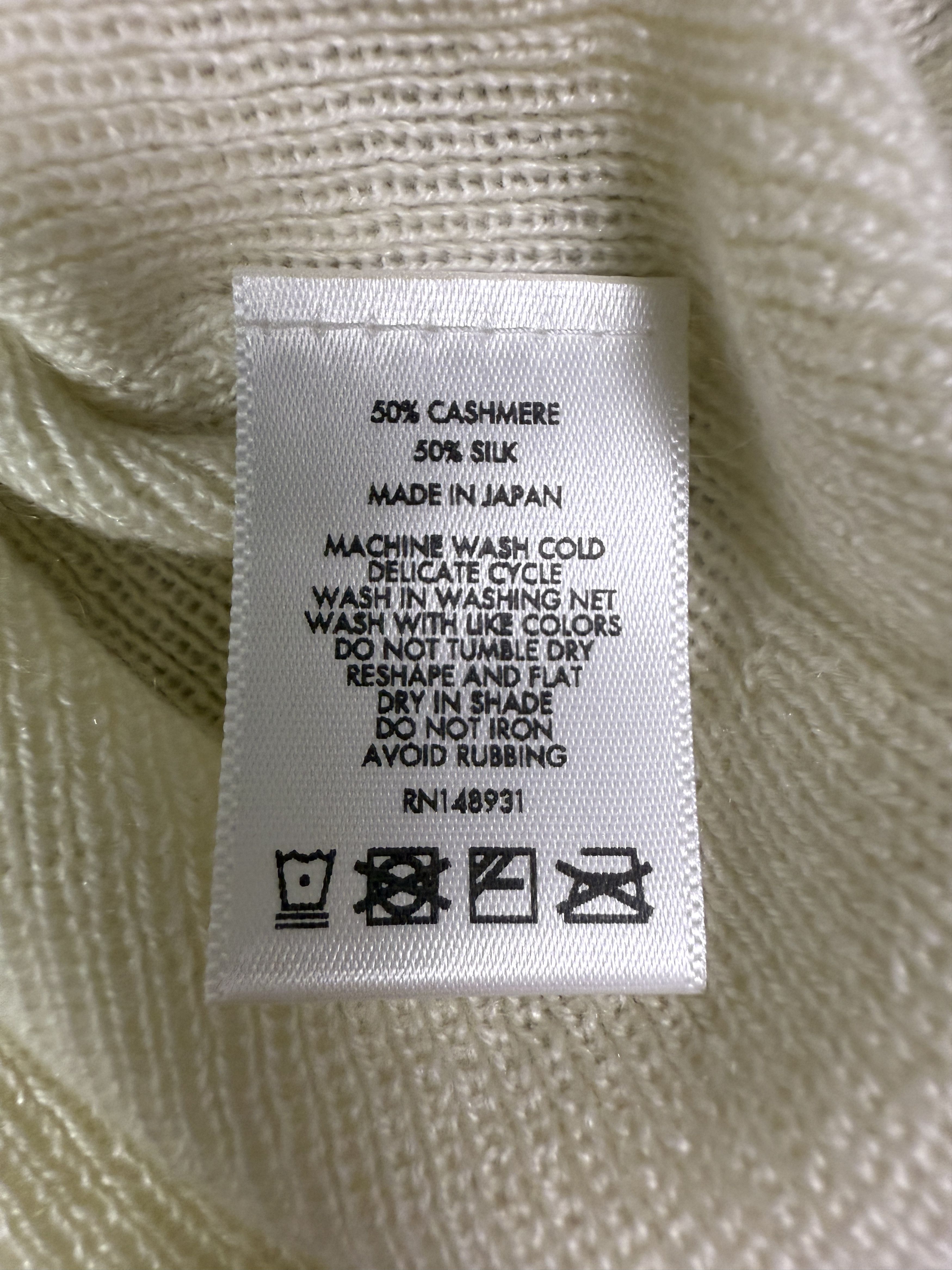 The Elder Statesman $395 The Elder Statesman Delicash White Tank Top Size L / US 10 / IT 46 - 9 Thumbnail