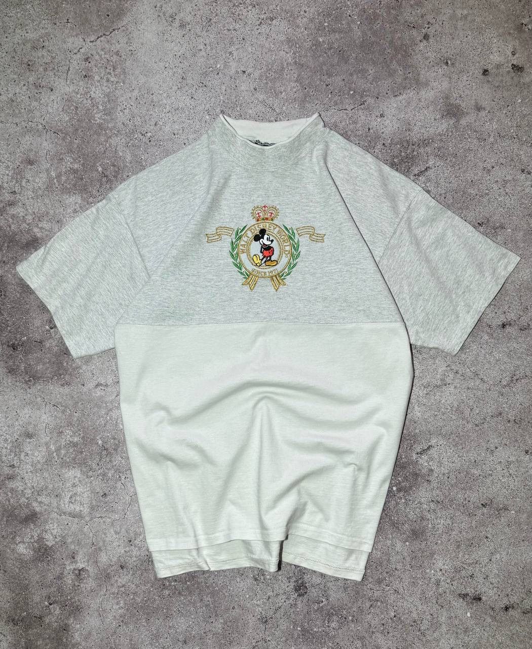 Disney × Mickey Mouse × Vintage Vintage Disney Mickey Mouse 90s T-shirt Embroidered Logo Size US XL / EU 56 / 4 - 1 Thumbnail