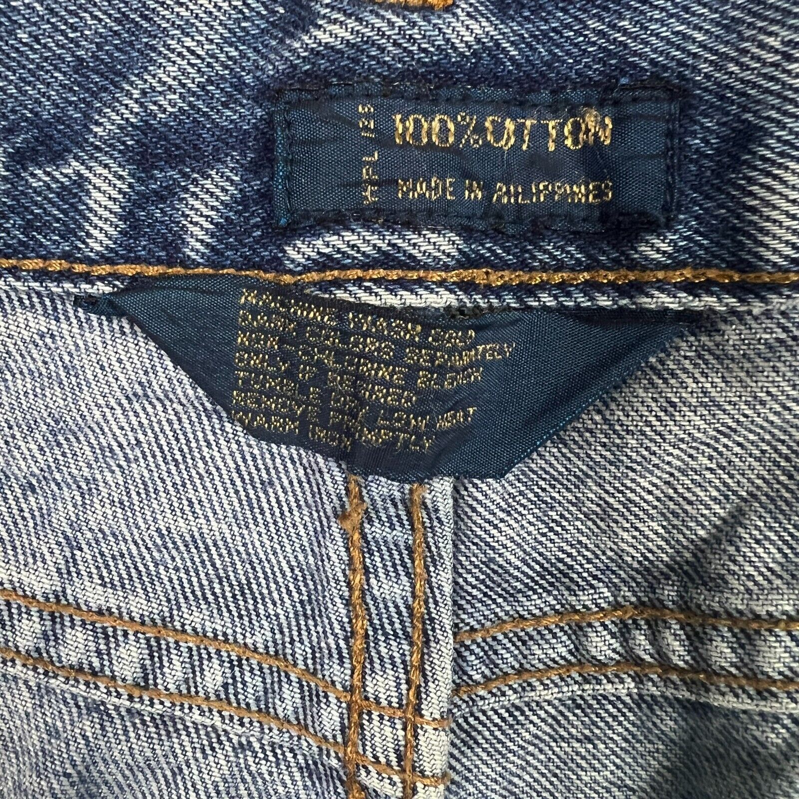 Polo Ralph Lauren Chaps Ralph Lauren Jeans 34x30 Loose Fit Faded Denim Pants Size US 34 / EU 50 - 10 Thumbnail