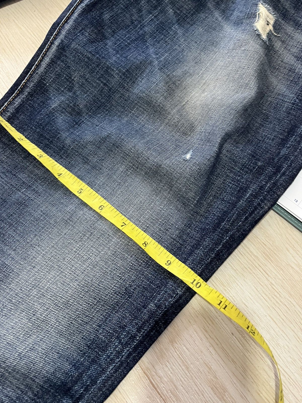 Dolce & Gabbana D&G (Dolce & Gabbana) Dark Blue Straight Leg Jeans Size US 38 / EU 54 - 10 Thumbnail