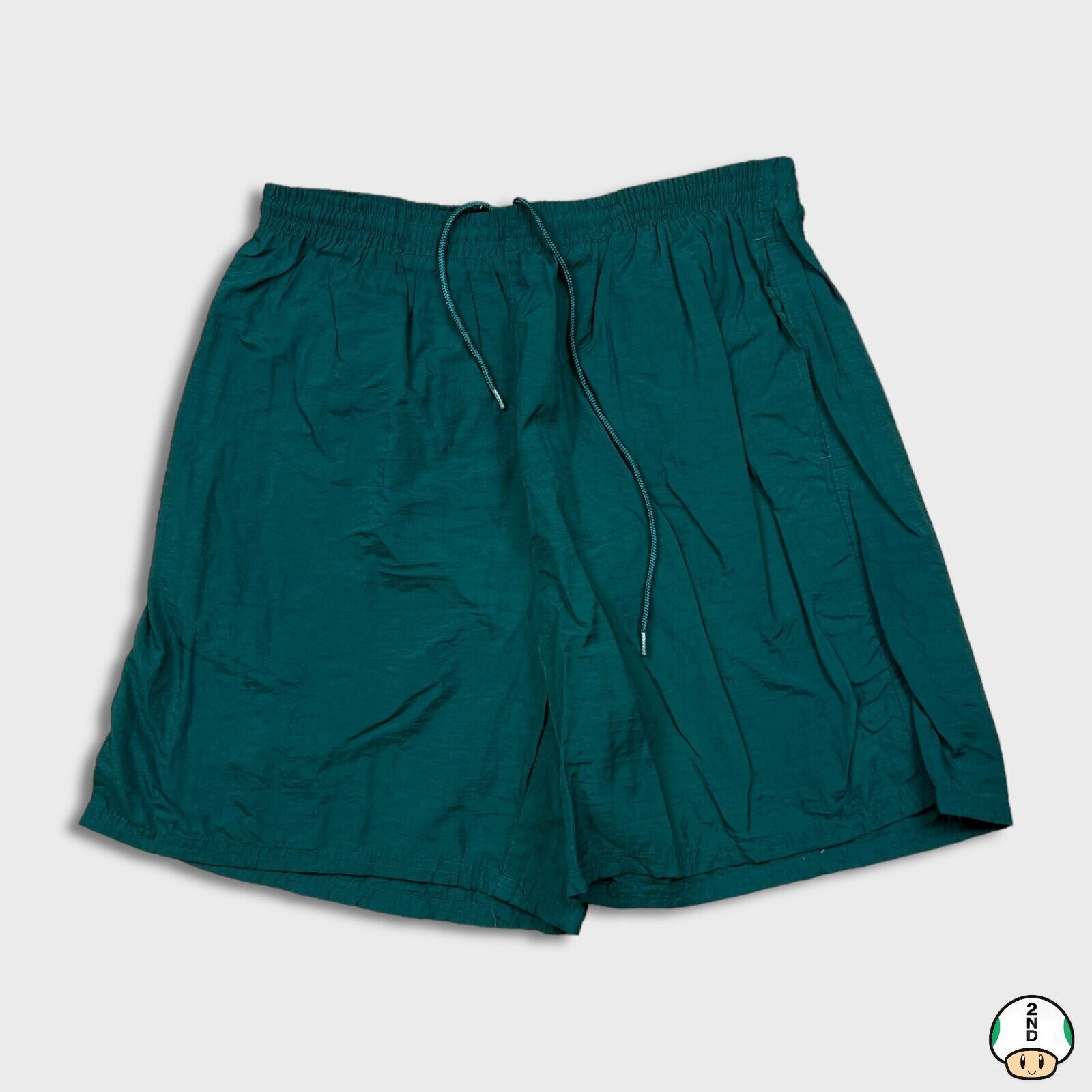 Reebok × Vintage Reebok Shorts Large Spell Out Logo Lined Pocketed 90s Pants Size US 30 / EU 46 - 1 Thumbnail