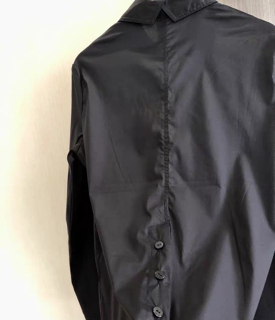 The Row The Row Black Stretch Cotton Shirt (Excellent Condition) Size M / US 6-8 / IT 42-44 - 4 Thumbnail