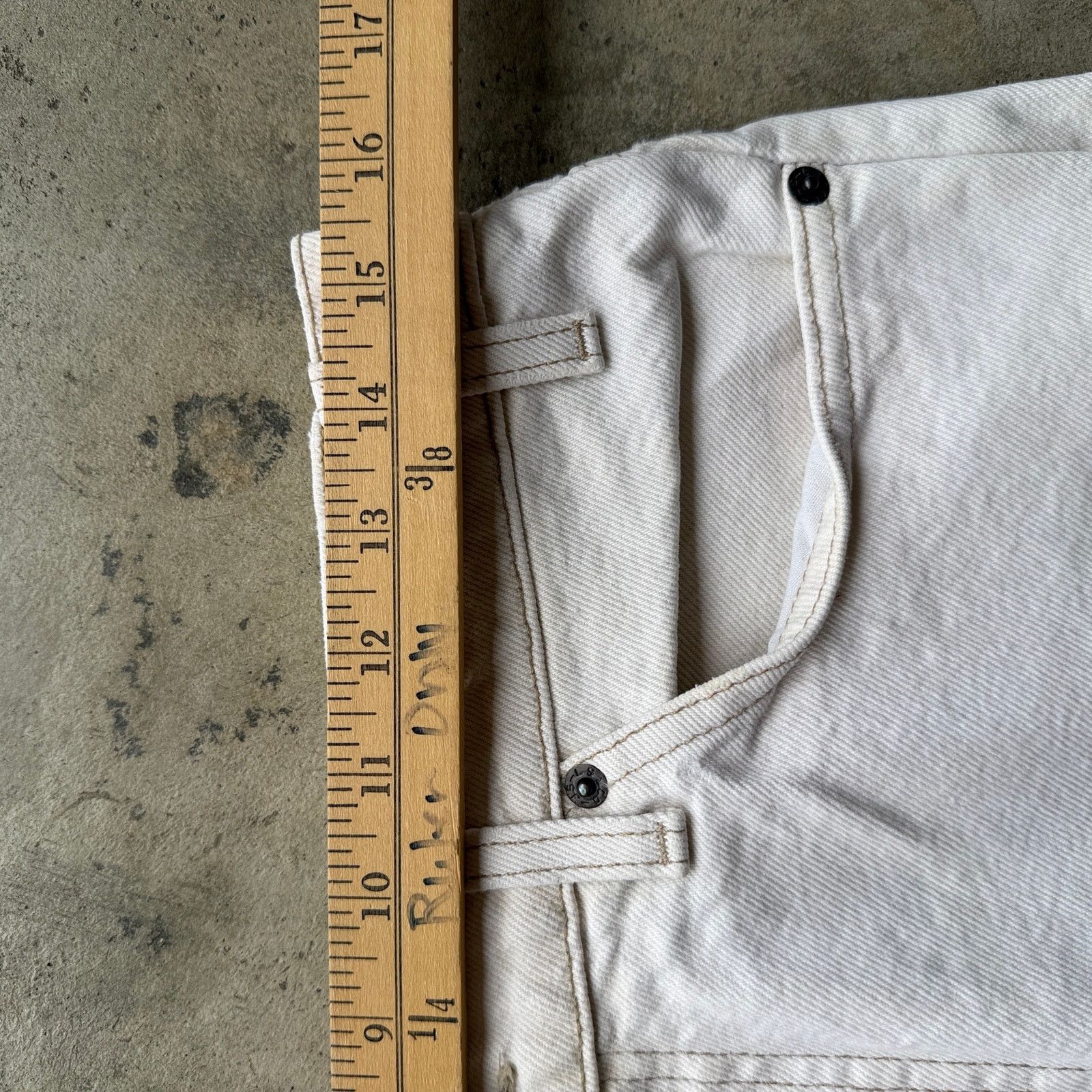 Levi's Vtg 80s Levi's orange tab 550 Relaxed White painter Jeans Size US 33 - 6 Thumbnail