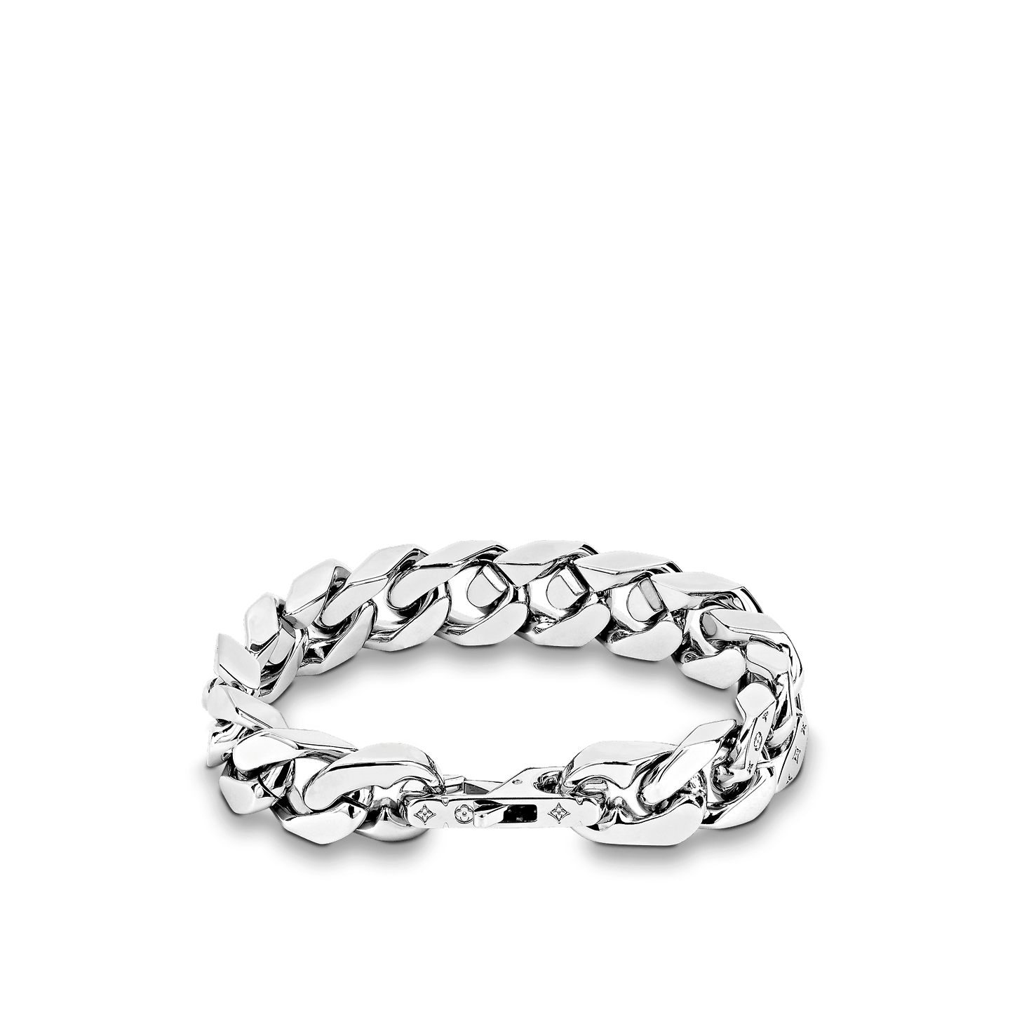 Bead Bracelet Diamond Bracelet Louis Vuitton LOUIS VUITTON BRACELET CHAIN MONOGRAM SILVER LV LOGO M69988 Grailed
