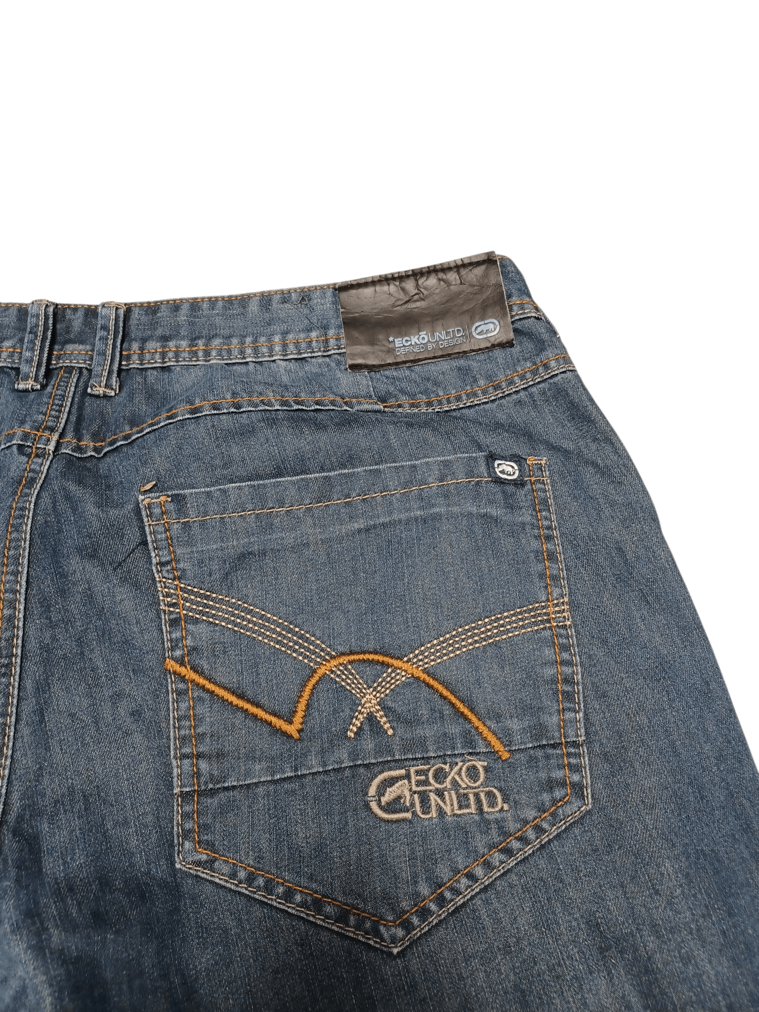 Ecko Unltd. ECKO UNLTD BIGLOGO FIRE SK8 STREETWEAR JEANS DENIM Size US 38 / EU 54 - 6 Thumbnail