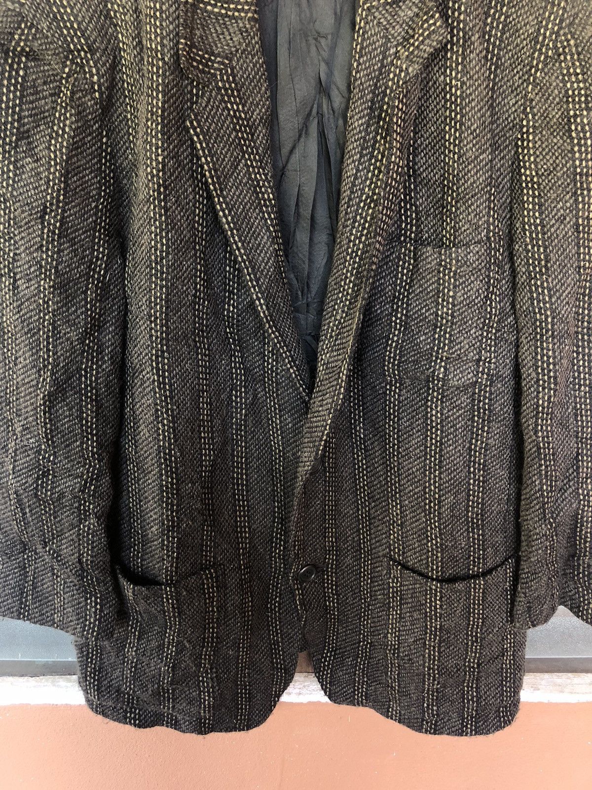 Designer × Issey Miyake × Japanese Brand Vintage Issey Miyake Wool Coat Jacket Size US M / EU 48-50 / 2 - 4 Thumbnail