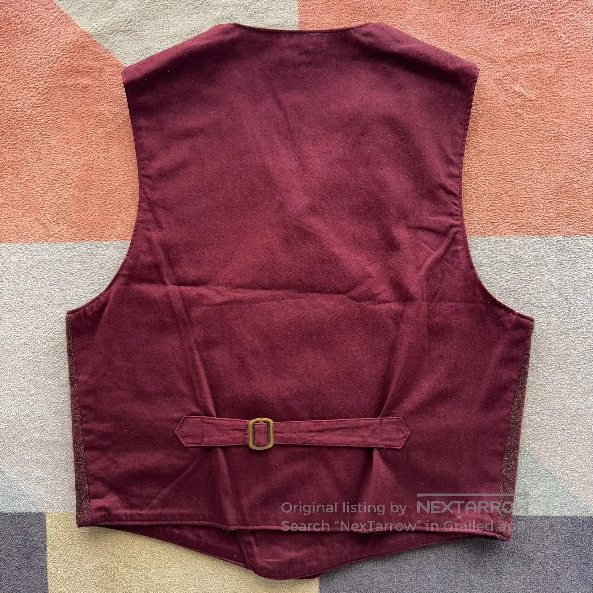 RRL Ralph Lauren RRL Double RL Wool Paisley Vest. Size US M / EU 48-50 / 2 - 3 Thumbnail
