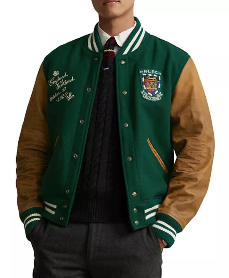 Polo Ralph Lauren Polo Ralph Lauren Wool-Blend Patch Varsity Jacket 2XL Size US XXL / EU 58 / 5 - 7 Thumbnail