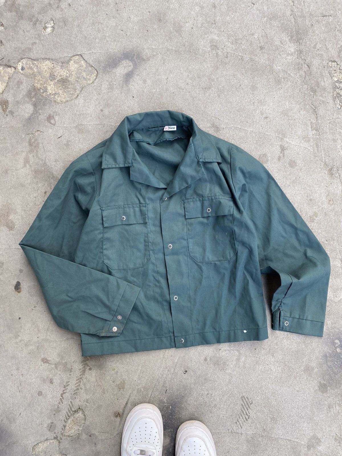 Le Laboureur Vintage 70s French Sanfor Chore Work Jacket Button Up Size US M / EU 48-50 / 2 - 4 Thumbnail
