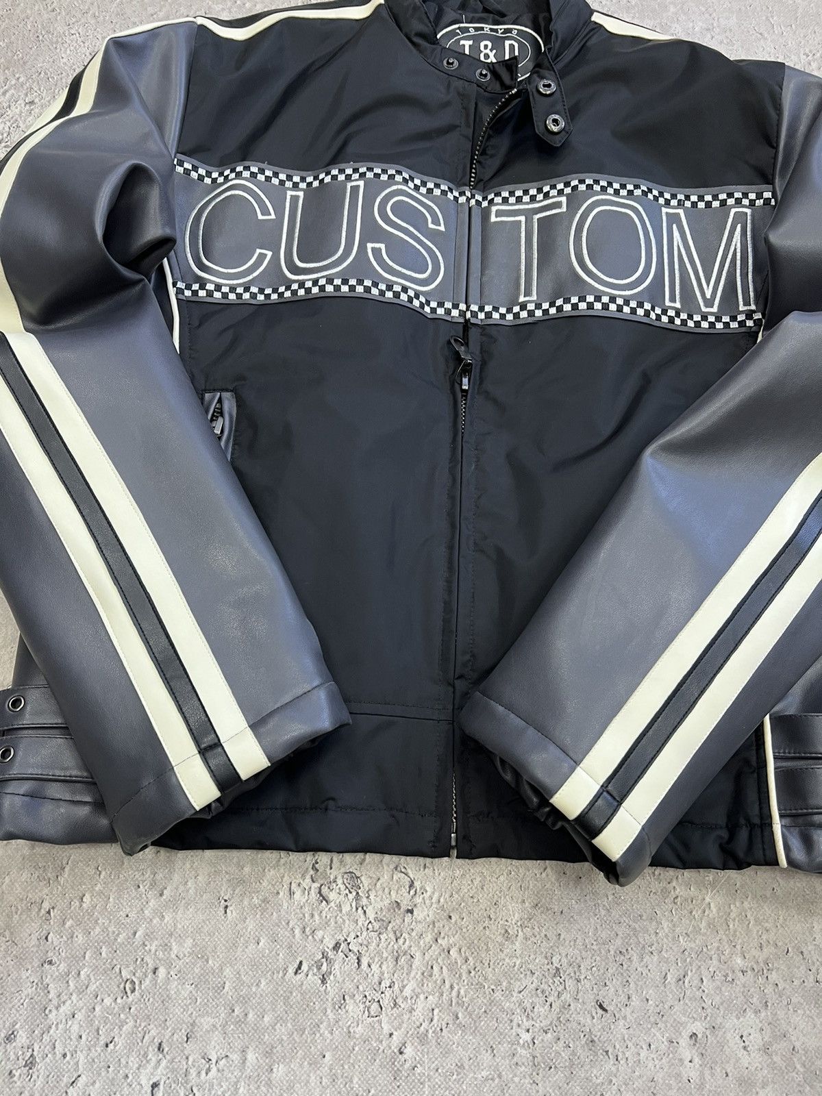 Vintage Vintage JAPANESE 90's F1 Leather Racing Jacket Size US S / EU 44-46 / 1 - 4 Thumbnail