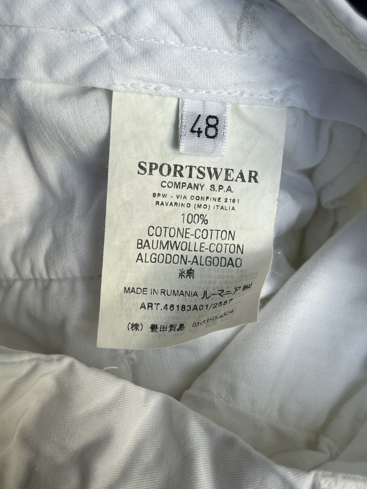 C.P. Company 00s Vintage CP Company SS07 Pants Trousers White Size 48 Size US 32 / EU 48 - 8 Thumbnail