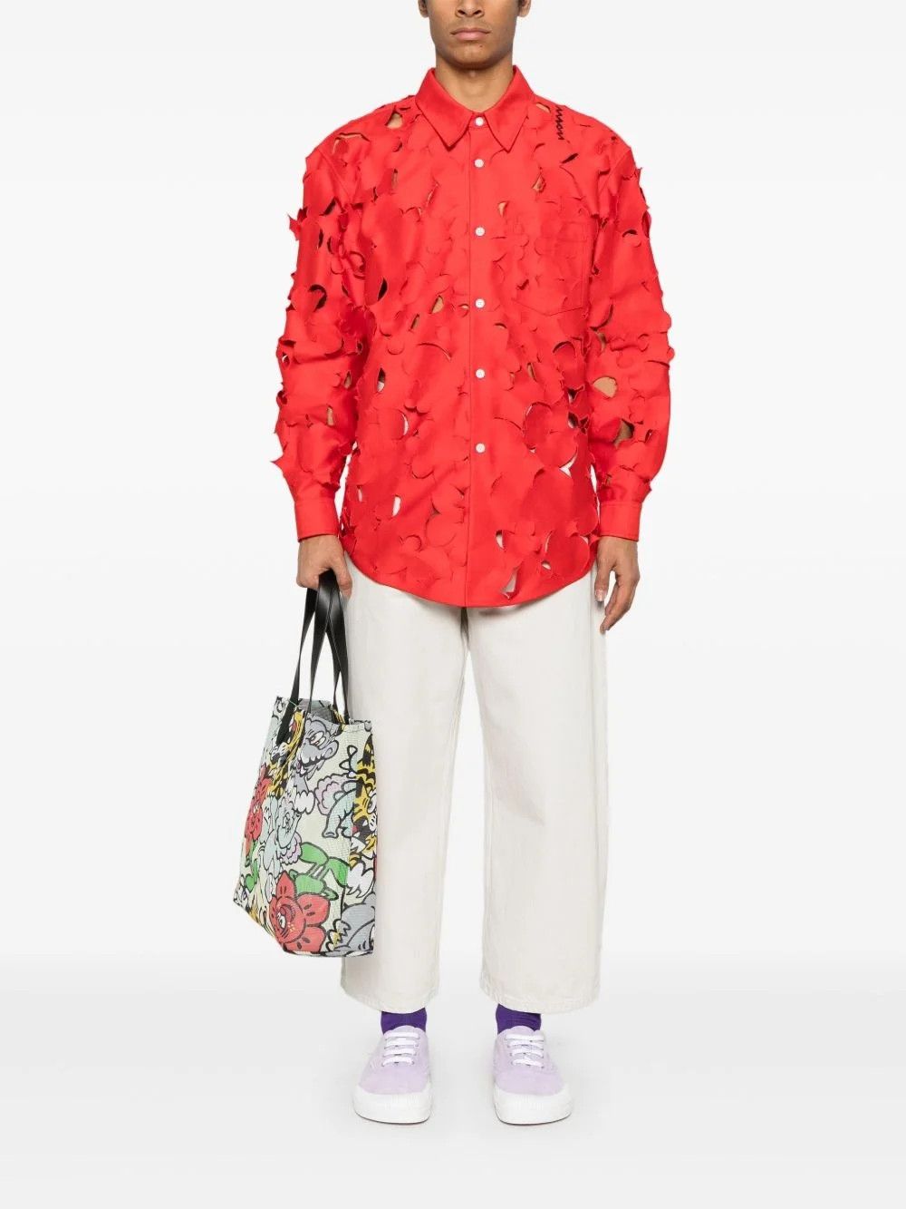 Marni o1w1db10526 Button Ups in Red Size US S / EU 44-46 / 1 - 5 Thumbnail