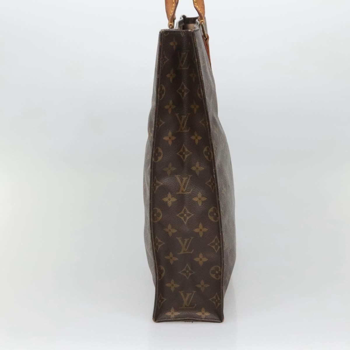 Louis Vuitton LOUIS VUITTON Monogram Sac Plat Hand Bag M51140 Size ONE SIZE - 3 Thumbnail