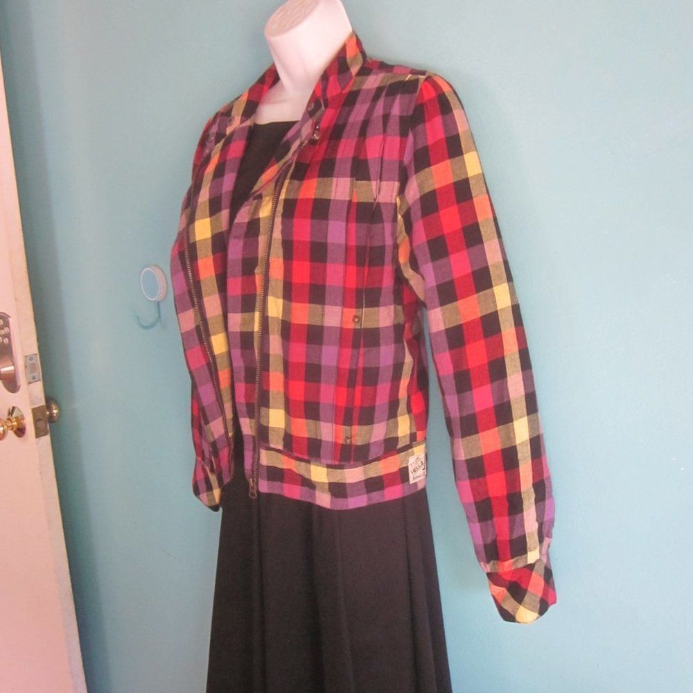 Hells Bells HELLZ Y2K Plaid Crop Jacket M Size M / US 6-8 / IT 42-44 - 6 Thumbnail