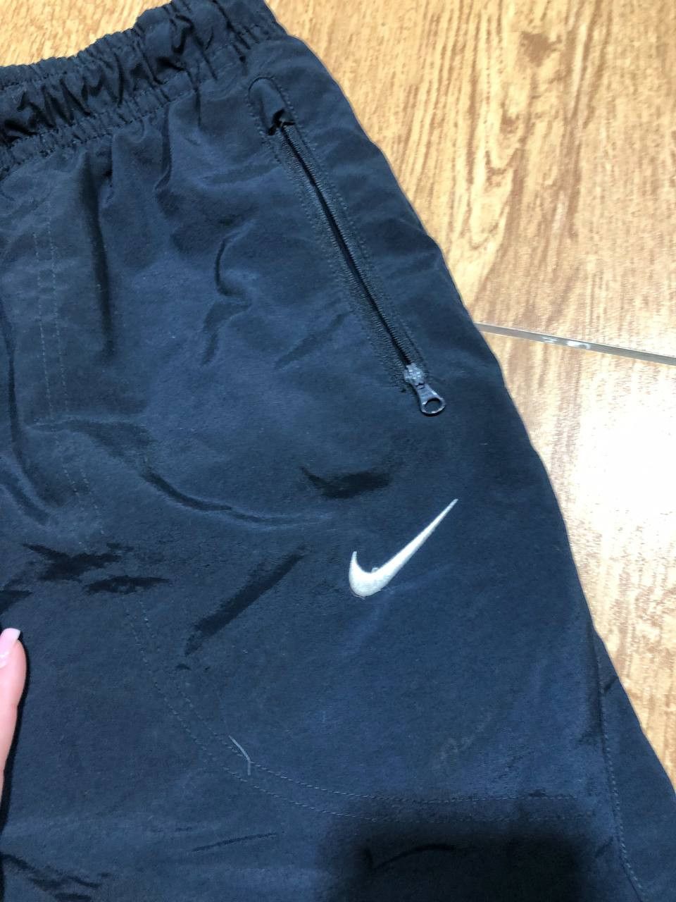 Nike Vintage Nike Nylon Track Pants Swoosh Baggy Y2K 90s Drill Size US 32 / EU 48 - 18 Thumbnail