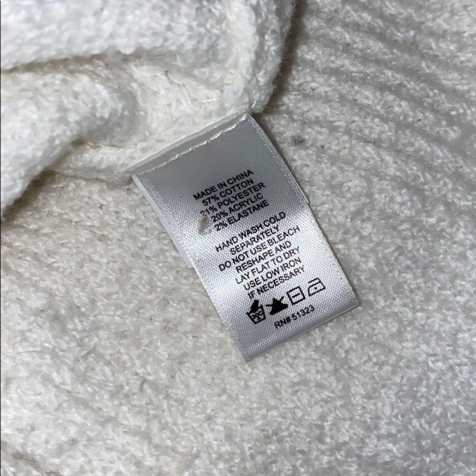 Other 1.State White Balloon Puff Sleeve V-Neck Sweater | Sz XS Size XS / US 0-2 / IT 36-38 - 8 Thumbnail