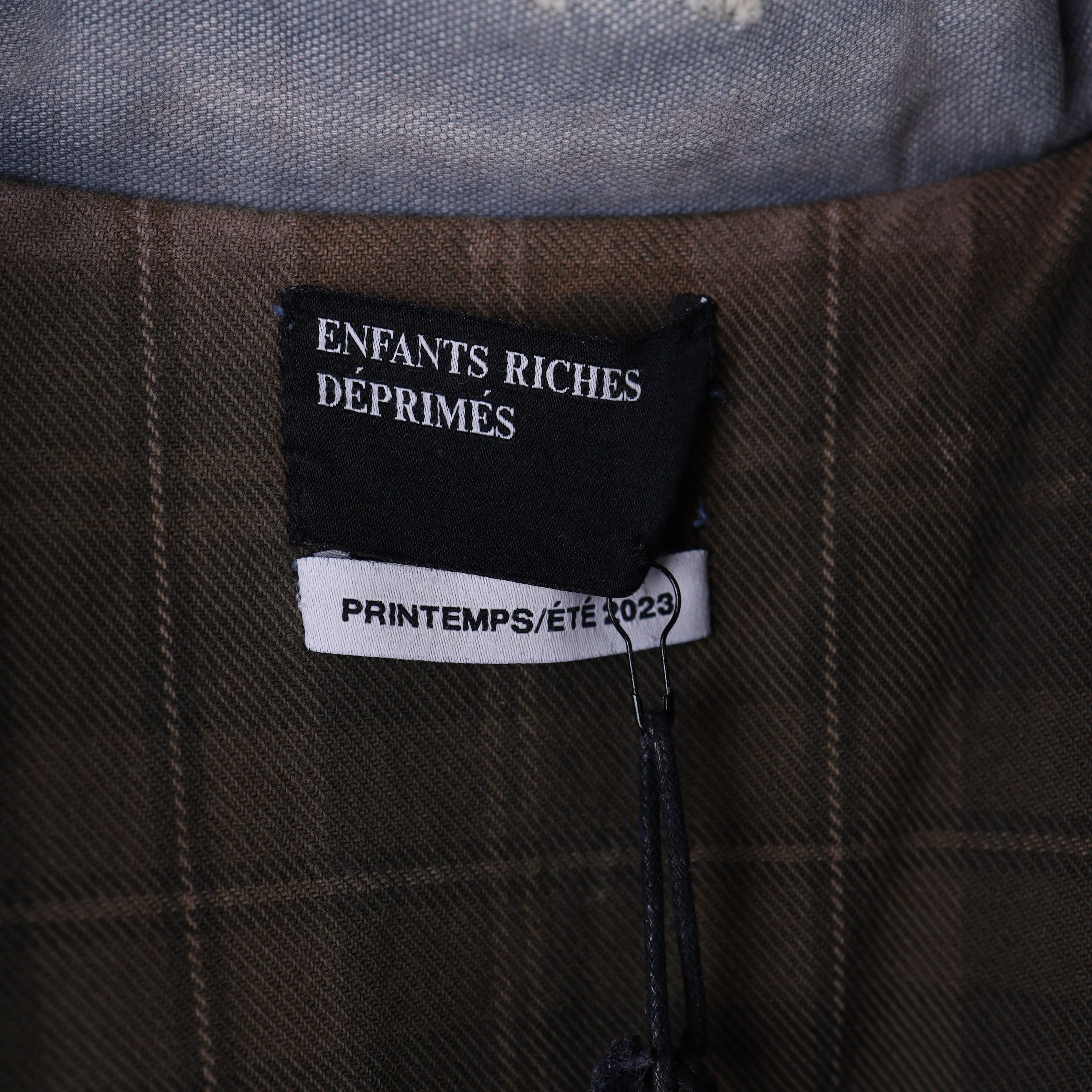 Enfants Riches Deprimes ERD GREY SCREENPRINTED PARKA Size US XL / EU 56 / 4 - 9 Thumbnail
