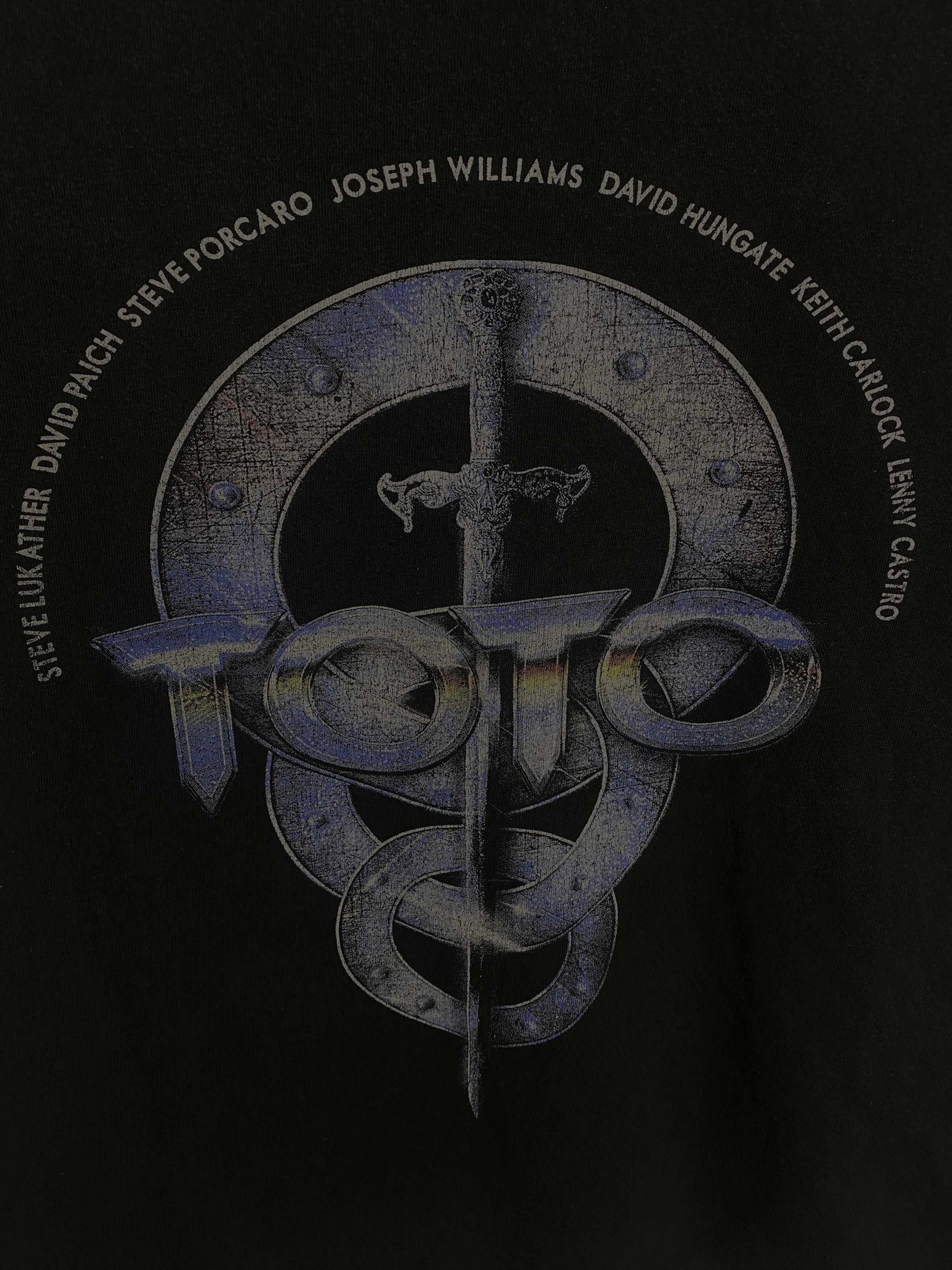 Band Tees 00s Vintage TOTO Band Rock T-Shirt Anvil Tag M Size US XL / EU 56 / 4 - 4 Thumbnail