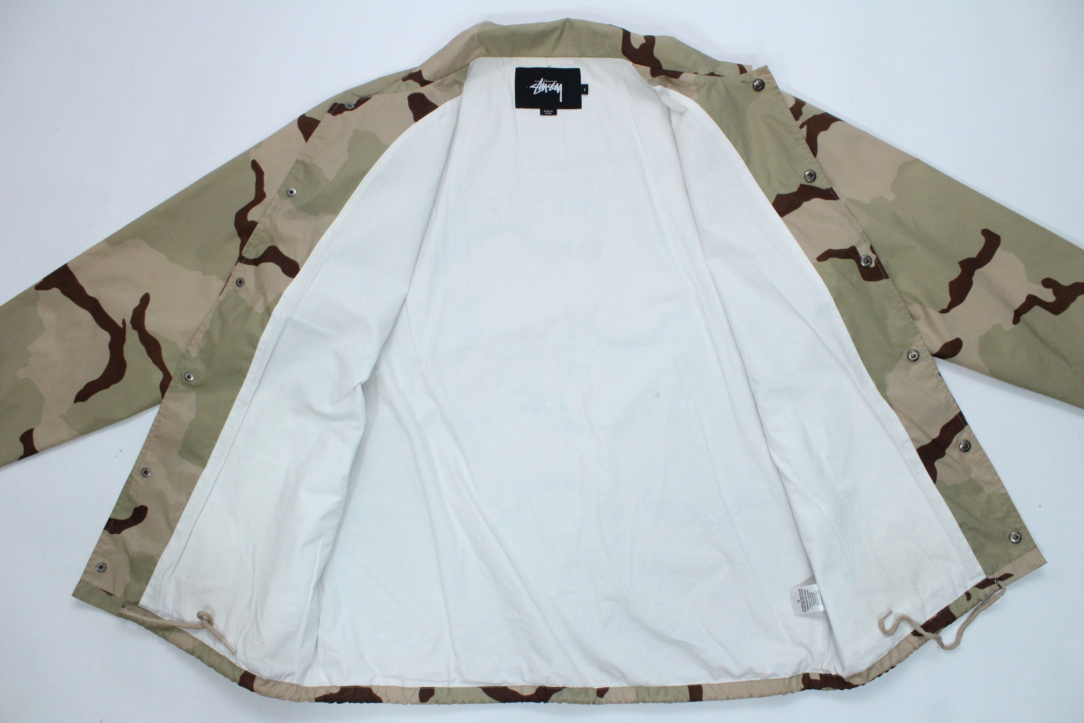 Stussy Stussy Coach Jacket Camo Size L Size US L / EU 52-54 / 3 - 14 Thumbnail