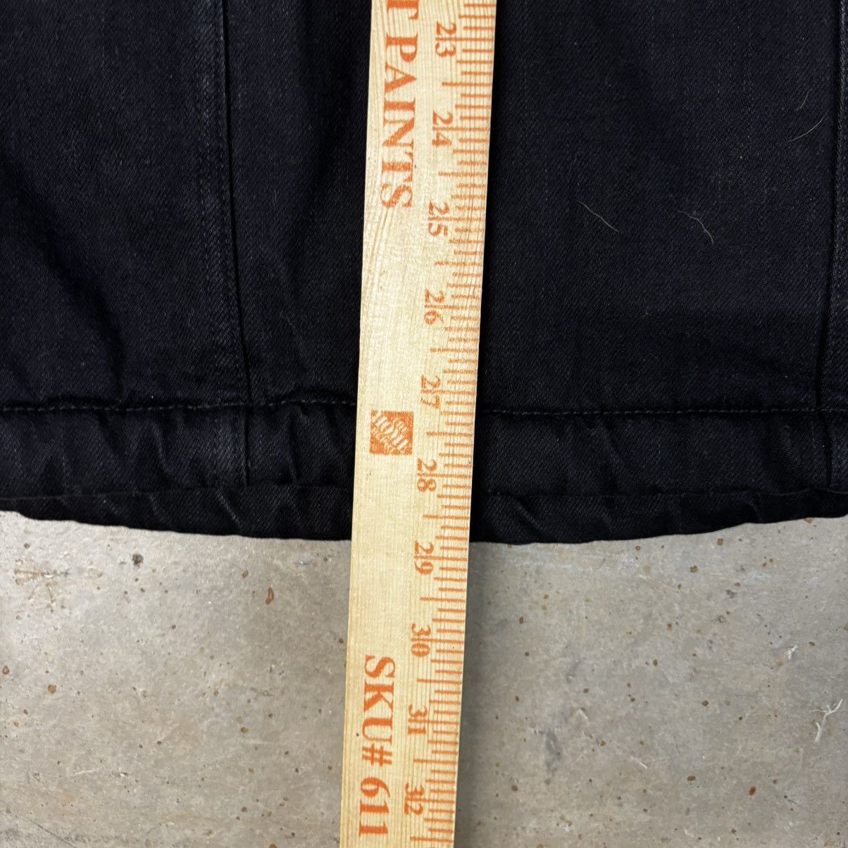 Hysteric Glamour Hysteric Glamour black denim fleece lined jacket Size US S / EU 44-46 / 1 - 4 Thumbnail